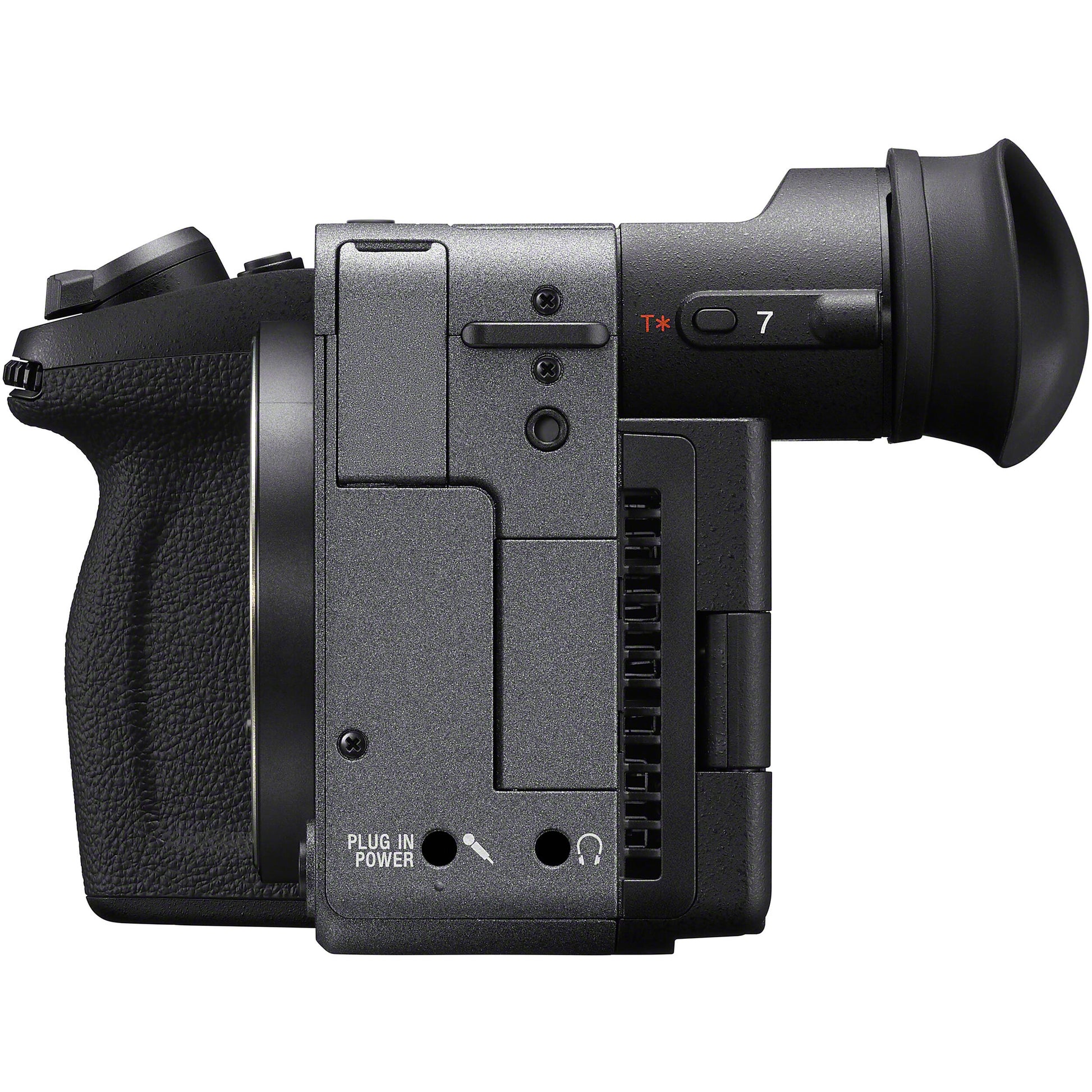 Sony FX2 full-frame cinema camera with XLR Handle, 10.2MP sensor, 4K 120fps, 16-bit RAW, dual XLR inputs for professional filmmaking.