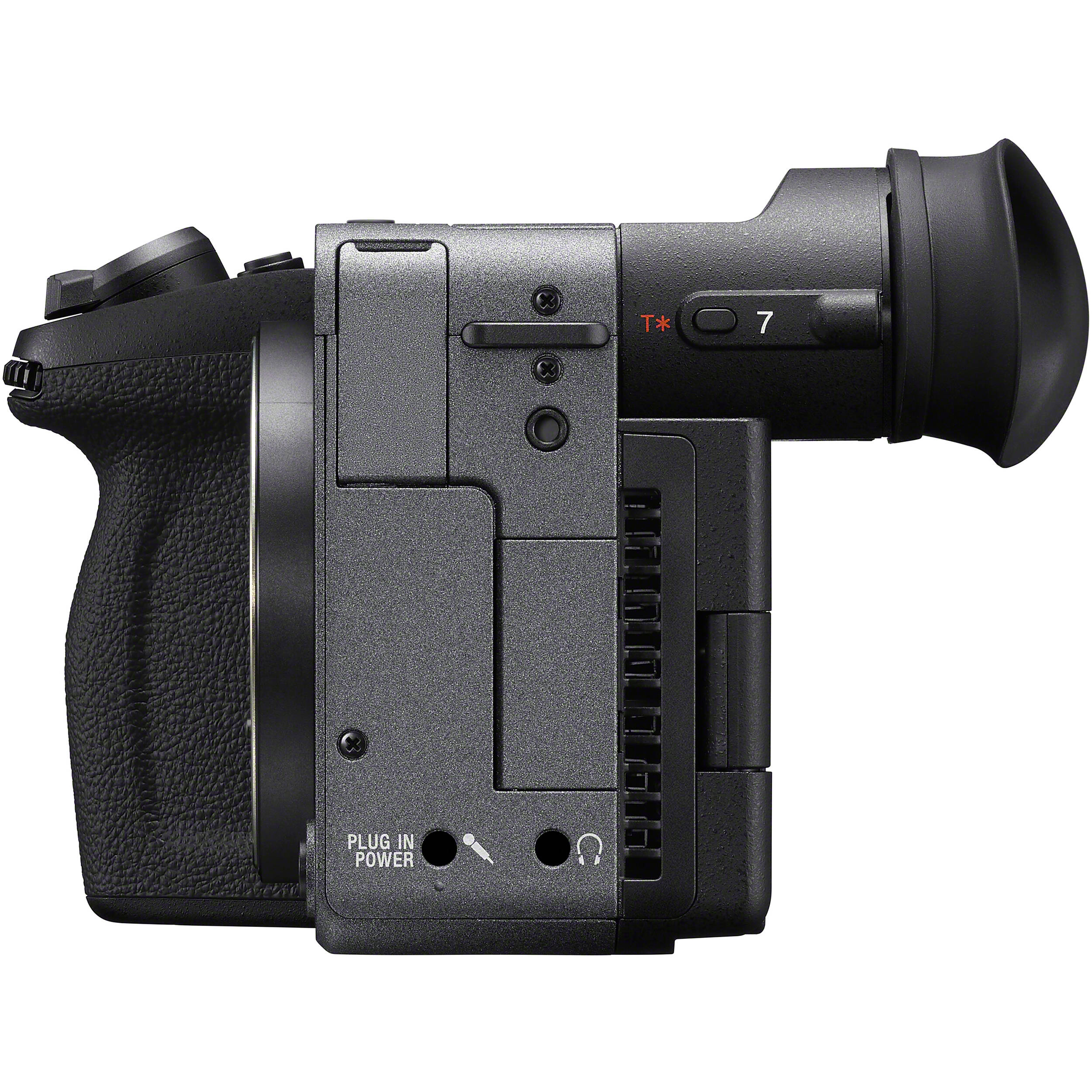 Sony FX2 full-frame cinema camera with XLR Handle, 10.2MP sensor, 4K 120fps, 16-bit RAW, dual XLR inputs for professional filmmaking.