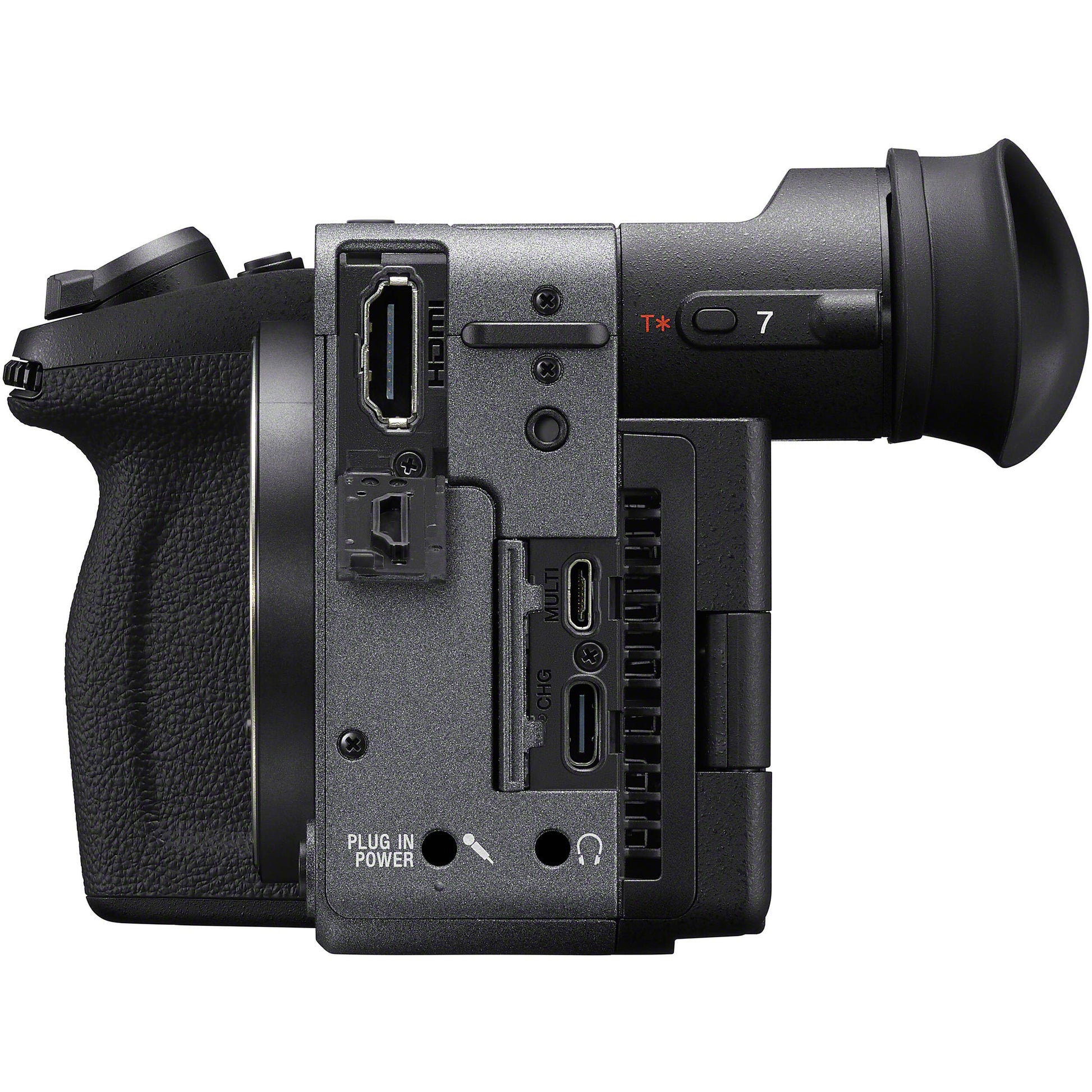 Sony FX2 full-frame cinema camera with XLR Handle, 10.2MP sensor, 4K 120fps, 16-bit RAW, dual XLR inputs for professional filmmaking.