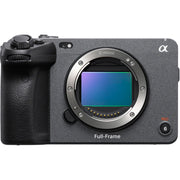Sony FX3A full-frame cinema camera, 12.1MP sensor, 4K 120fps, 16-bit RAW output, modular design for professional filmmaking.