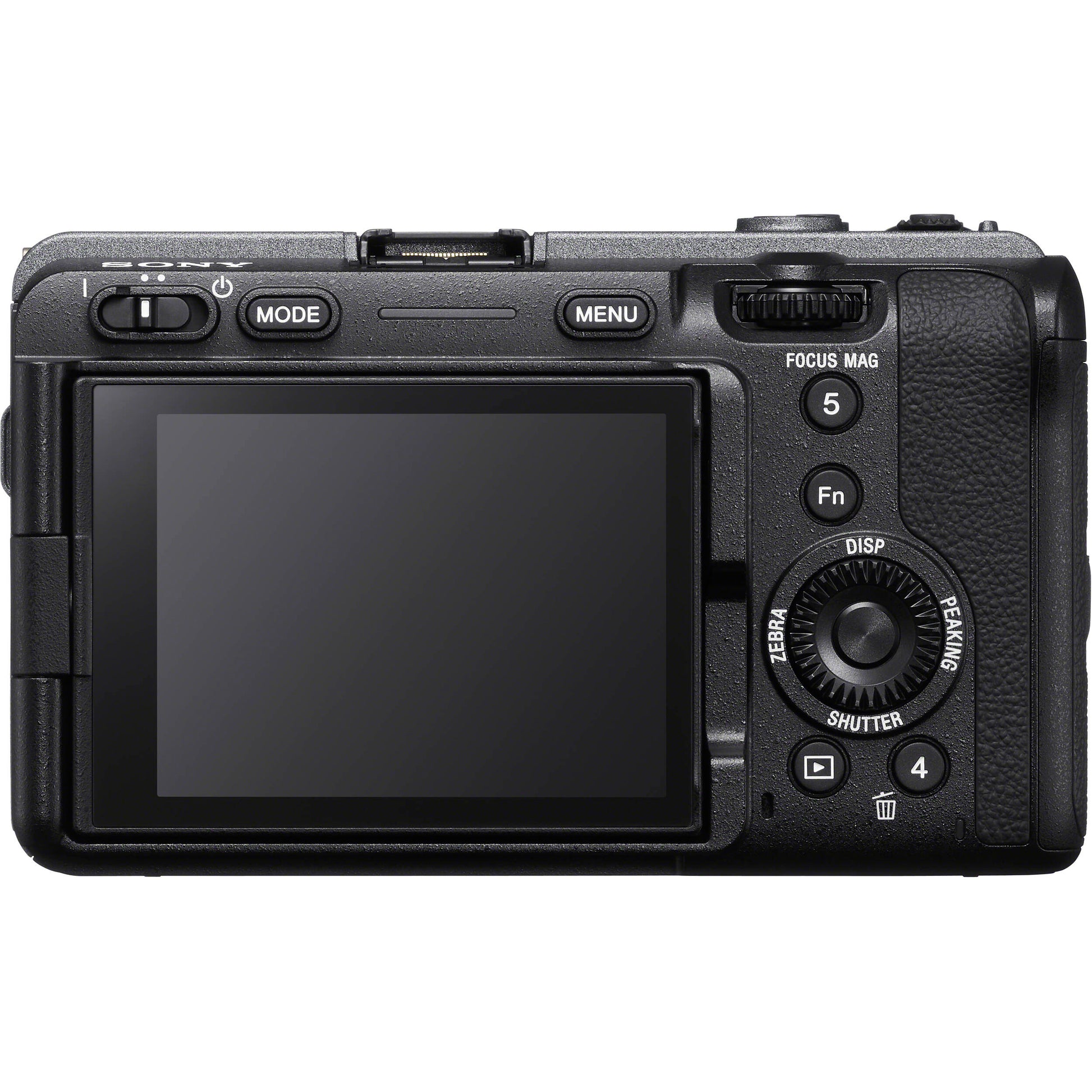 Sony FX3A full-frame cinema camera, 12.1MP sensor, 4K 120fps, 16-bit RAW output, modular design for professional filmmaking.