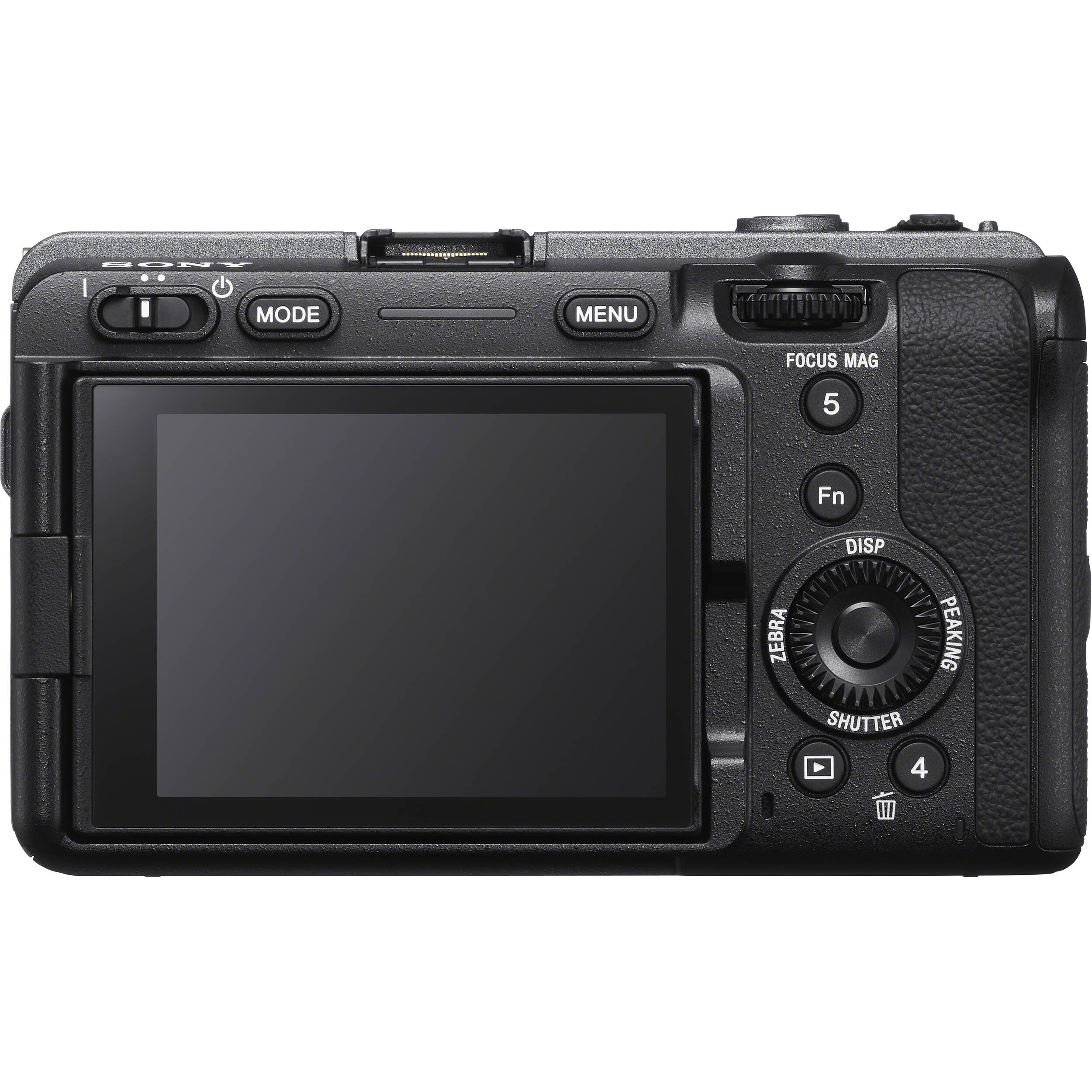 Sony FX3A full-frame cinema camera, 12.1MP sensor, 4K 120fps, 16-bit RAW output, modular design for professional filmmaking.