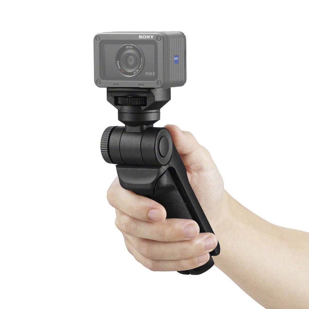 Improve shooting stability with Sony GP-VPT2BT Wireless Shooting Grip. Handheld camera shooting at its best with this wireless camera control grip and tripod.