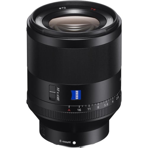 Sony Planar T FE 50mm f/1.4 ZA Lens – premium Zeiss full-frame prime with fast f/1.4 aperture, exceptional sharpness, and beautiful bokeh for portraits and low-light photography