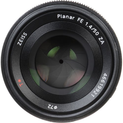 Sony Planar T FE 50mm f/1.4 ZA Lens – premium Zeiss full-frame prime with fast f/1.4 aperture, exceptional sharpness, and beautiful bokeh for portraits and low-light photography