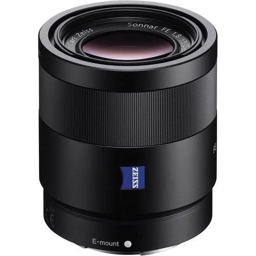 Sony Sonnar T FE 55mm f/1.8 ZA Lens – a premium Zeiss standard prime offering exceptional sharpness, beautiful bokeh, and reliable performance in a compact, lightweight design.