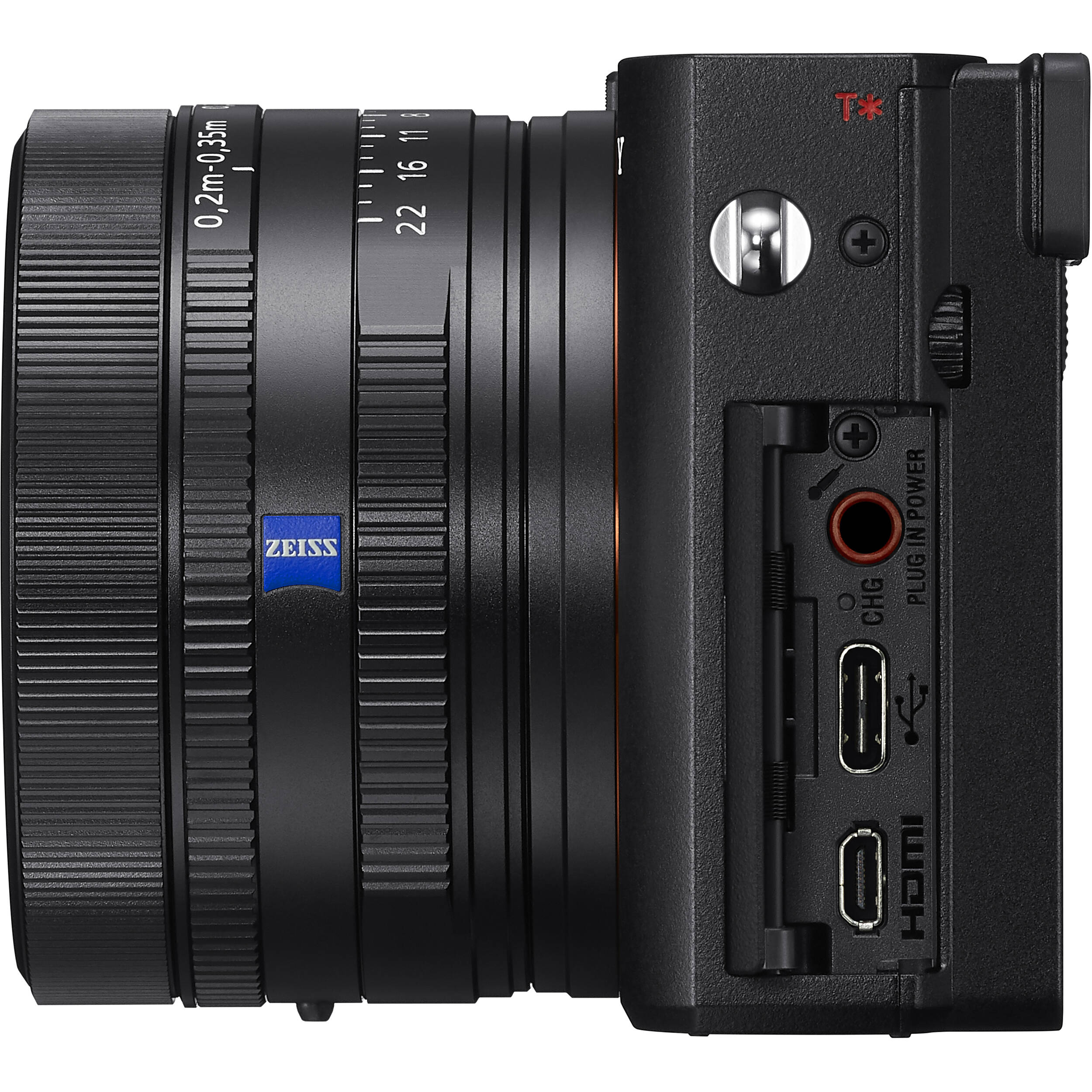 Sony RX1R III full-frame camera with ZEISS® 35mm lens.