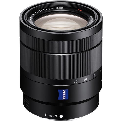 Sony Vario-Tessar T E 16-70mm f/4 ZA OSS Lens – a versatile Zeiss zoom with constant f/4 aperture, sharp optics, and built-in OSS for stunning everyday shooting.