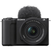 Sony ZV-E10 II with 16-50mm lens, 4K mirrorless camera.