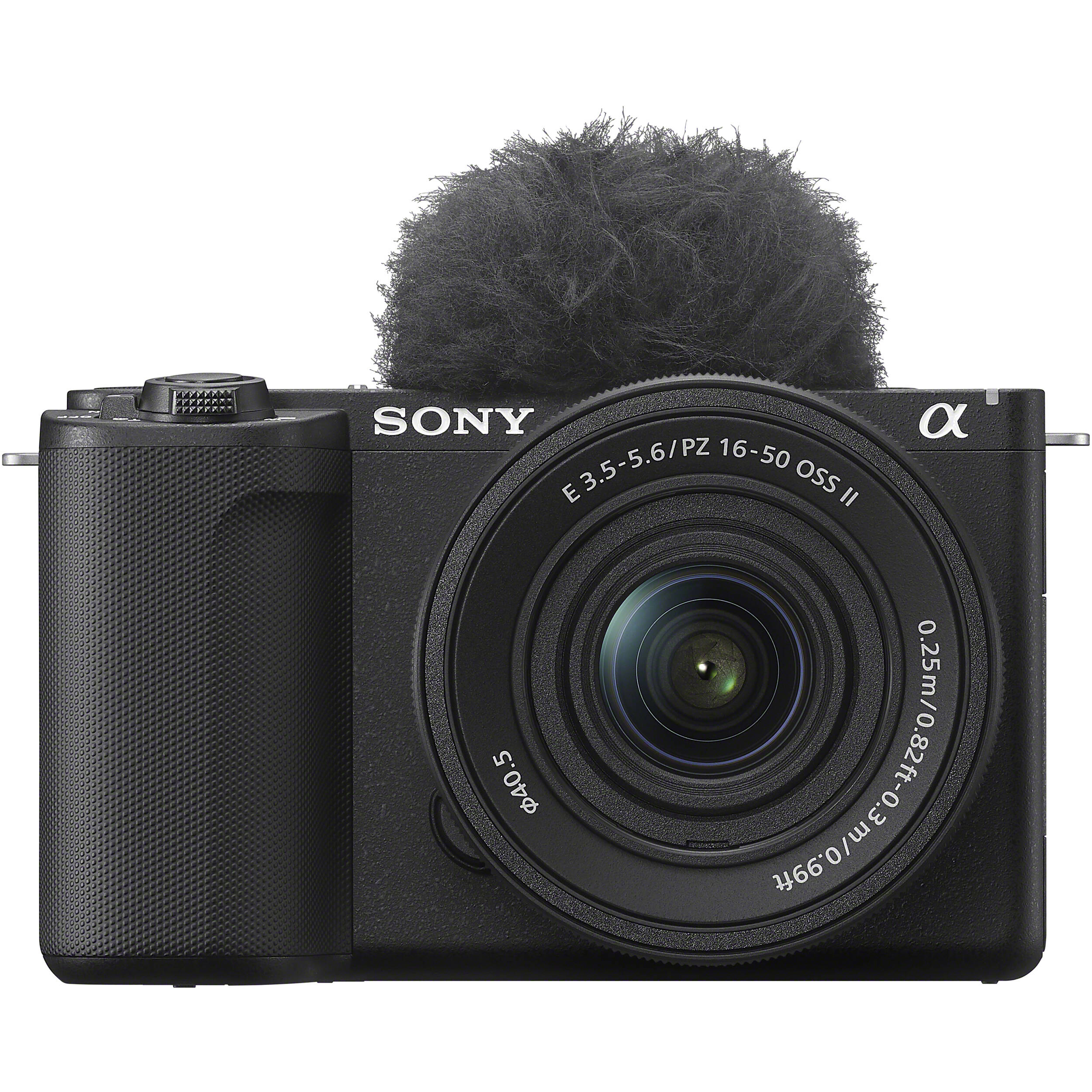 Sony ZV-E10 II with 16-50mm lens, 4K mirrorless camera.