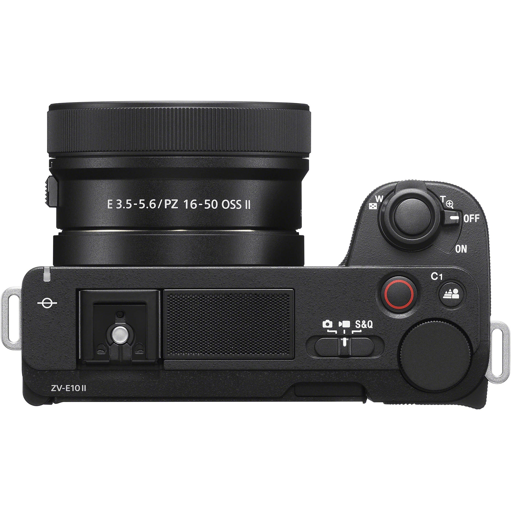 Sony ZV-E10 II with 16-50mm lens, 4K mirrorless camera.