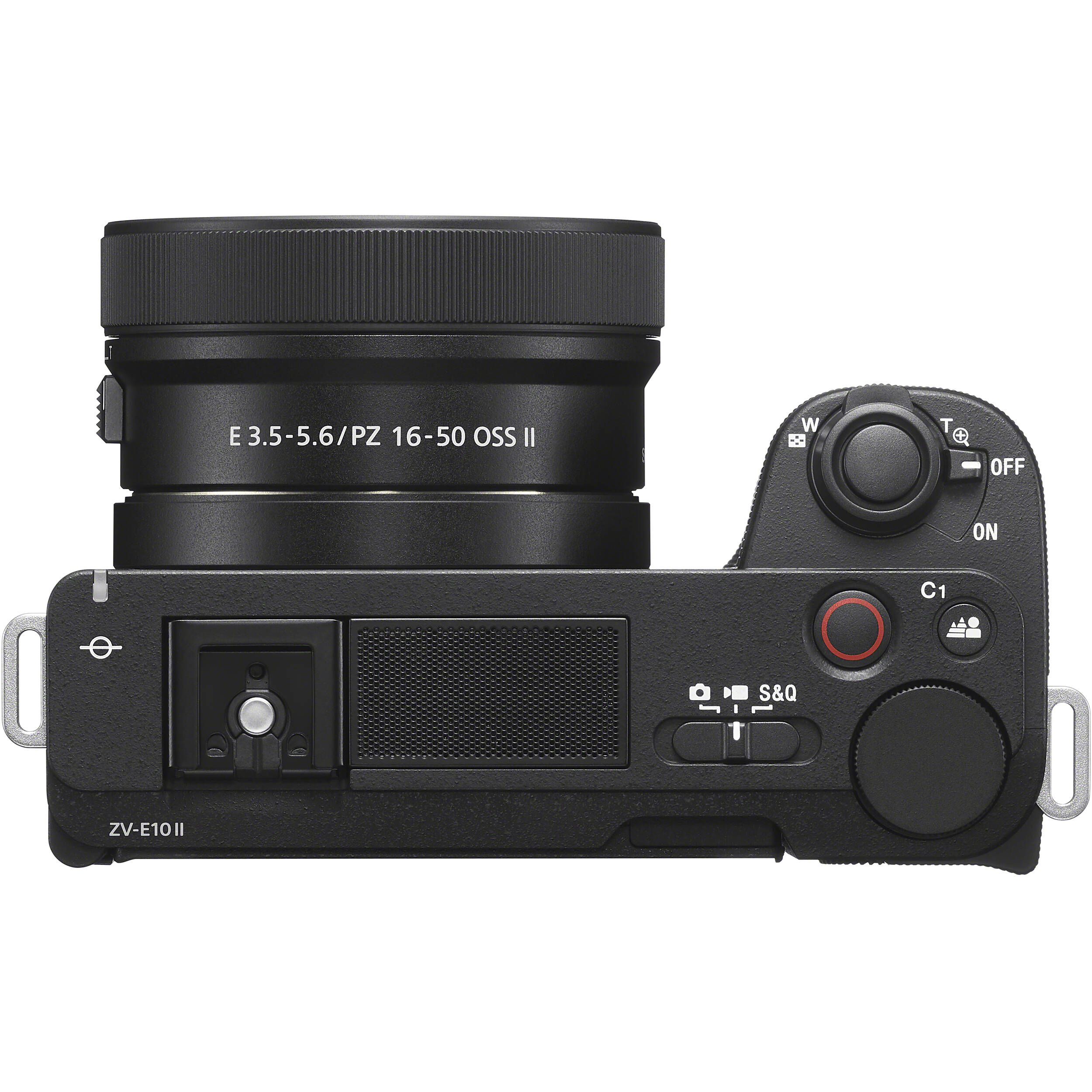 Sony ZV-E10 II with 16-50mm lens, 4K mirrorless camera.