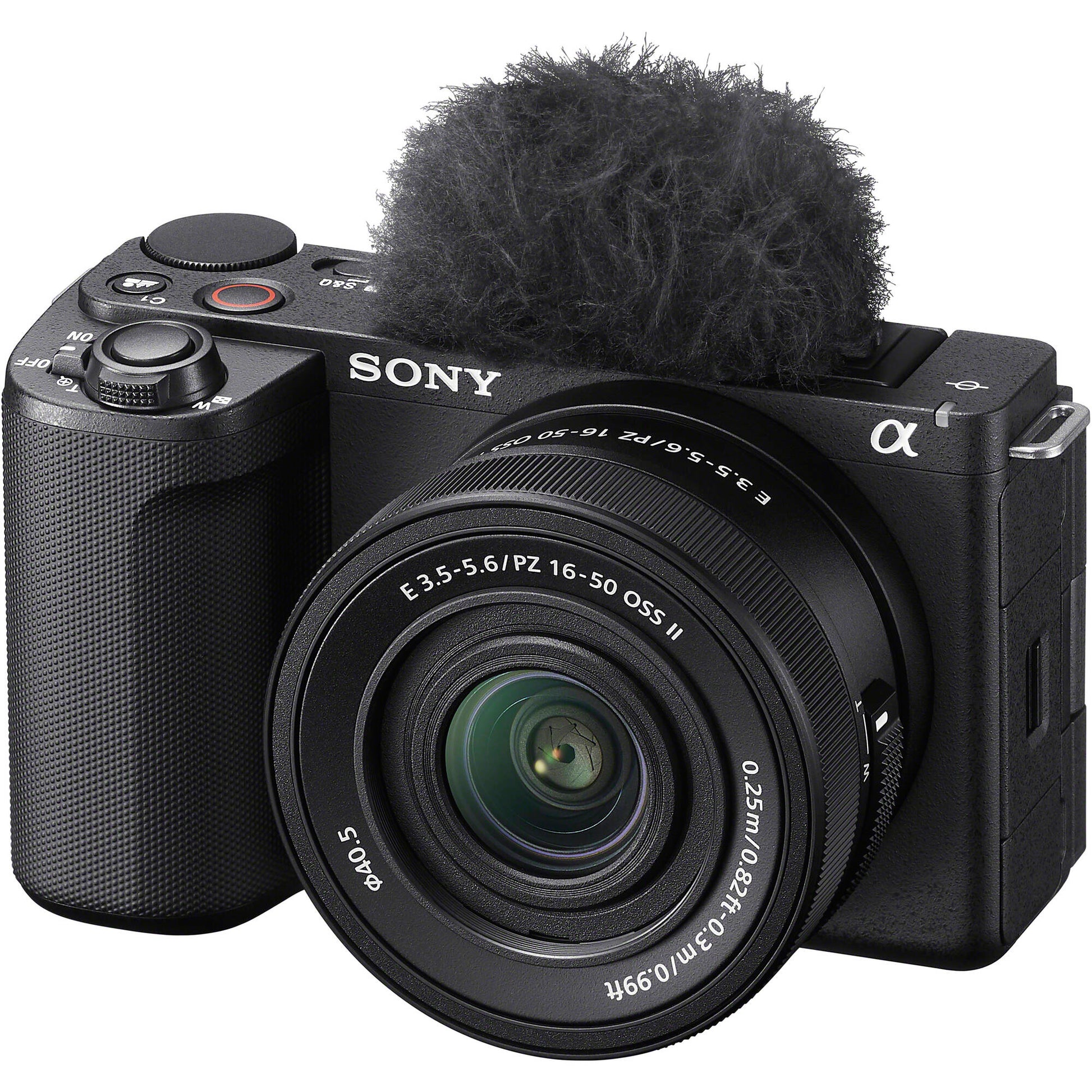 Sony ZV-E10 II with 16-50mm lens, 4K mirrorless camera.