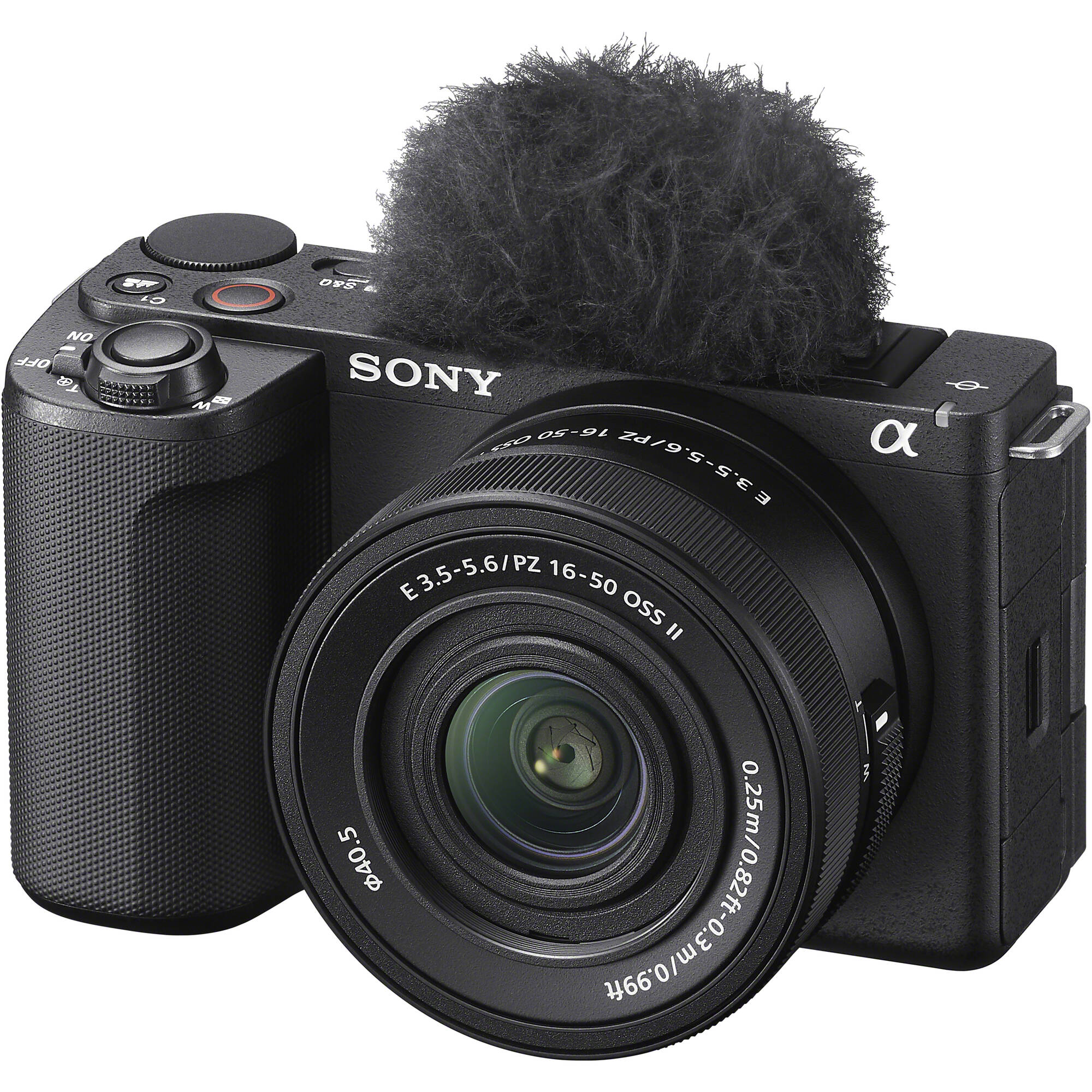 Sony ZV-E10 II with 16-50mm lens, 4K mirrorless camera.