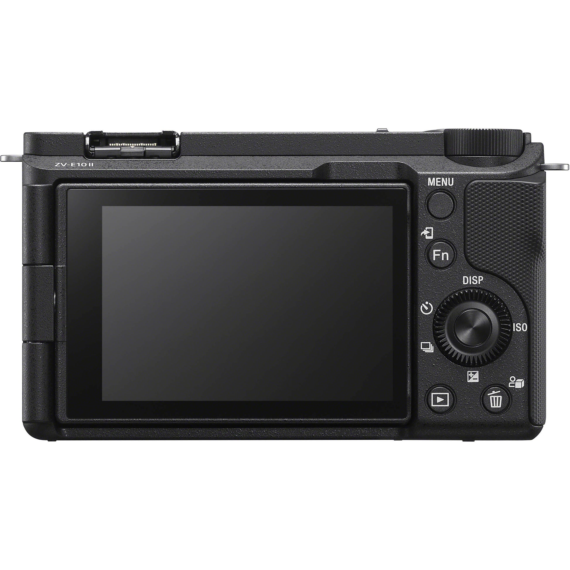 Sony ZV-E10 II with 16-50mm lens, 4K mirrorless camera.