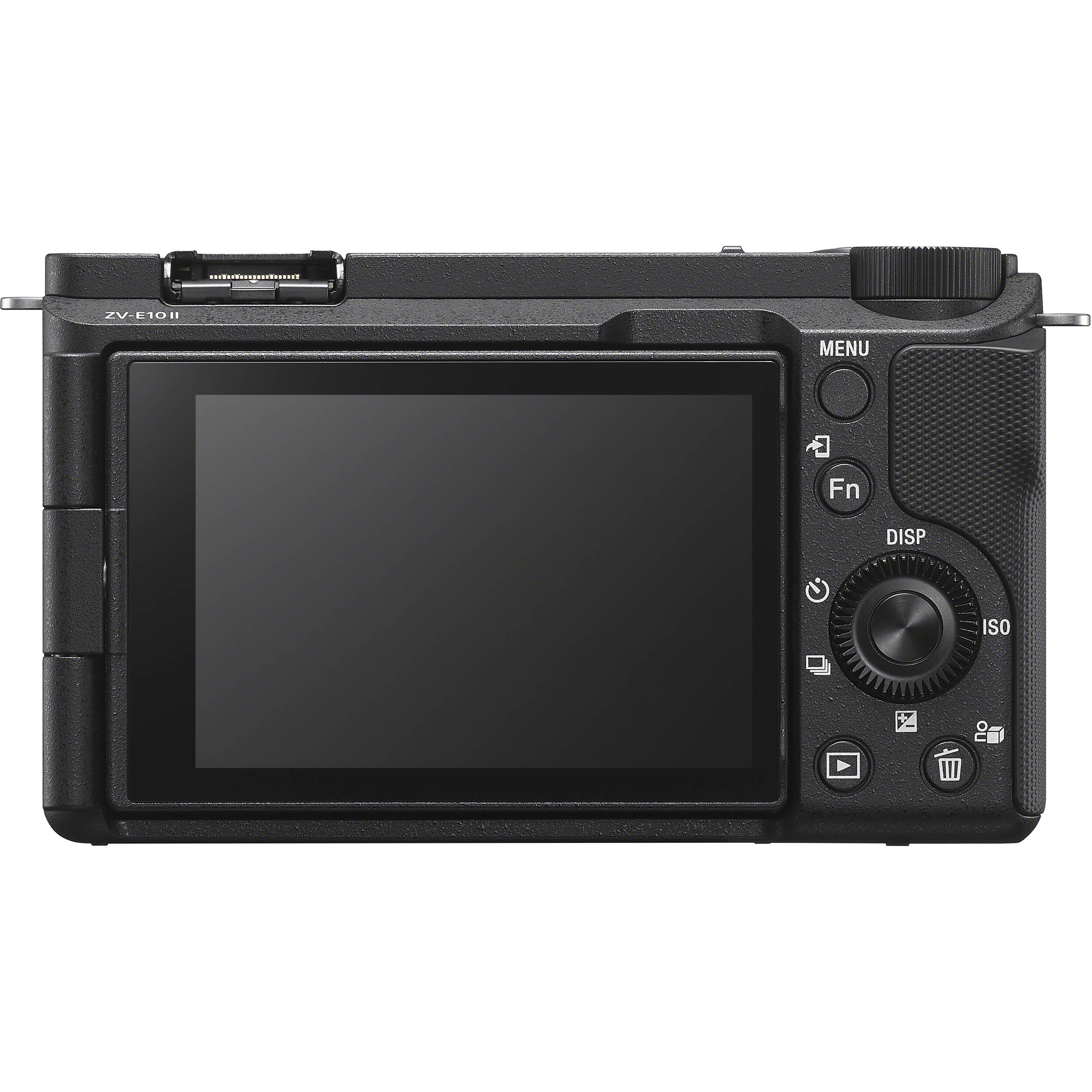 Sony ZV-E10 II with 16-50mm lens, 4K mirrorless camera.
