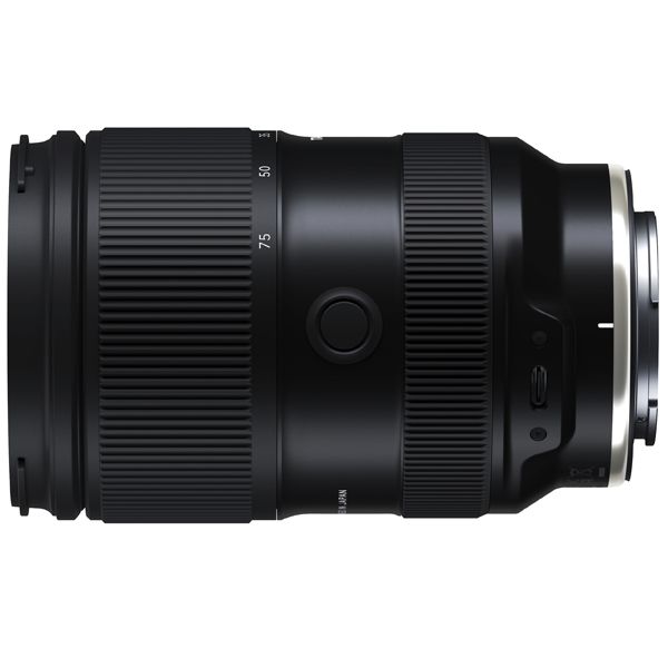 Camera lens on a white background