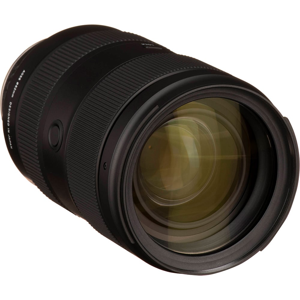 Camera lens on a white background