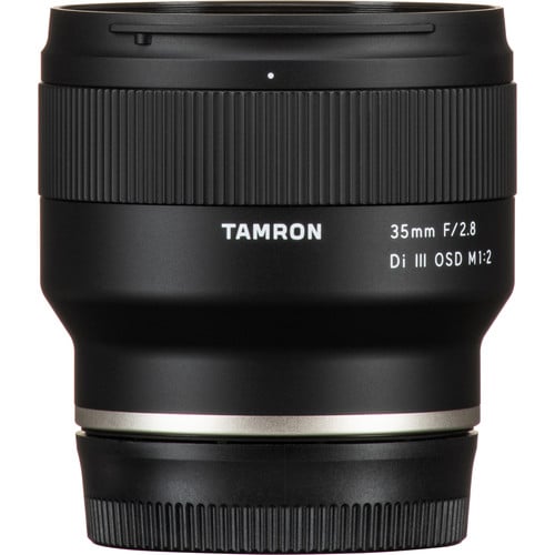 Tamron 35mm f/2.8 Di III OSD M1:2 Lens for Sony E – compact wide prime with close-up 1:2 macro capability, sharp optics, and lightweight design for everyday creativity