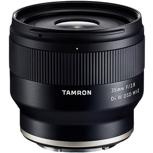 Tamron 35mm f/2.8 Di III OSD M1:2 Lens for Sony E – compact wide prime with close-up 1:2 macro capability, sharp optics, and lightweight design for everyday creativity