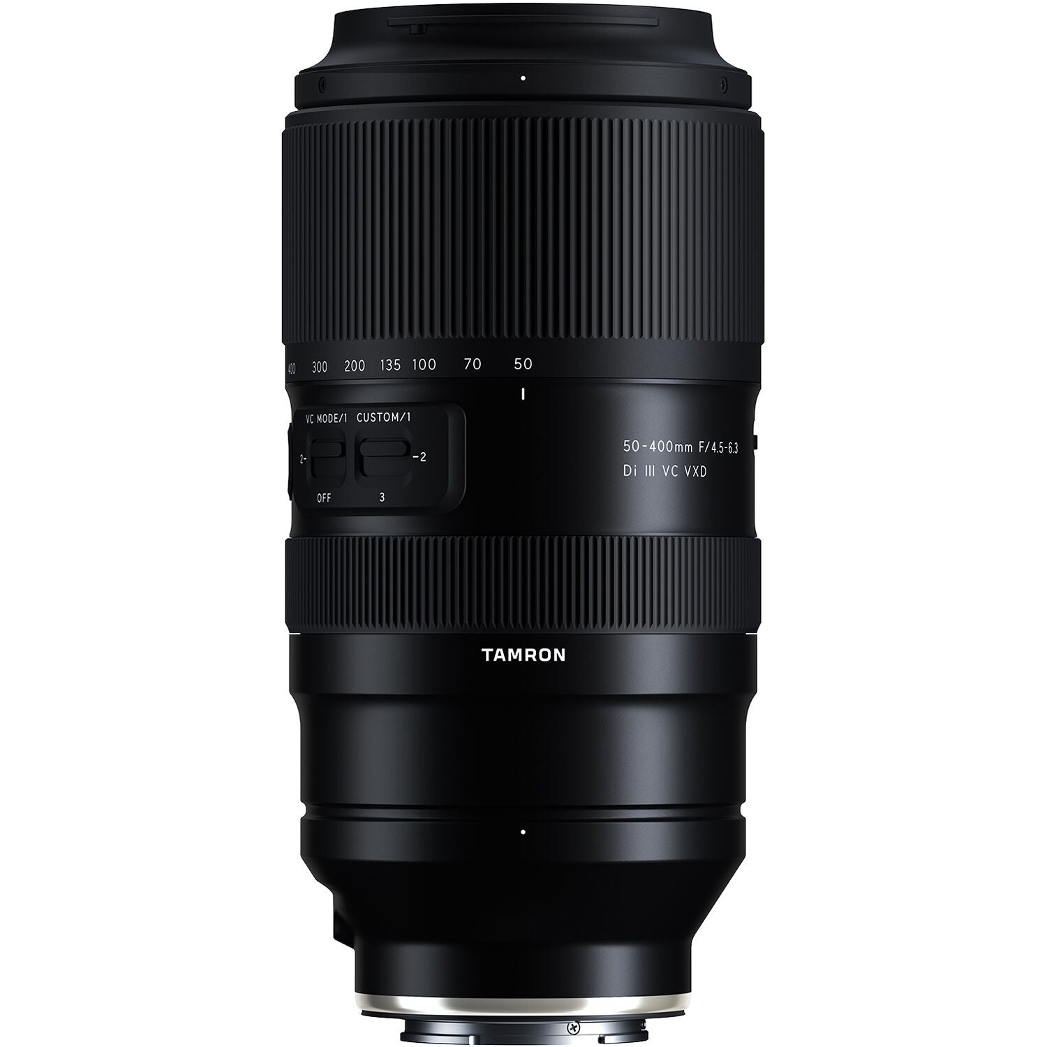 Tamron 50-400mm f/4.5-6.3 Di III VC VXD Lens for Sony E – ultra-telephoto reach in a compact design, with fast VXD autofocus, built-in VC stabilization, and versatile performance for wildlife, sports, and travel.