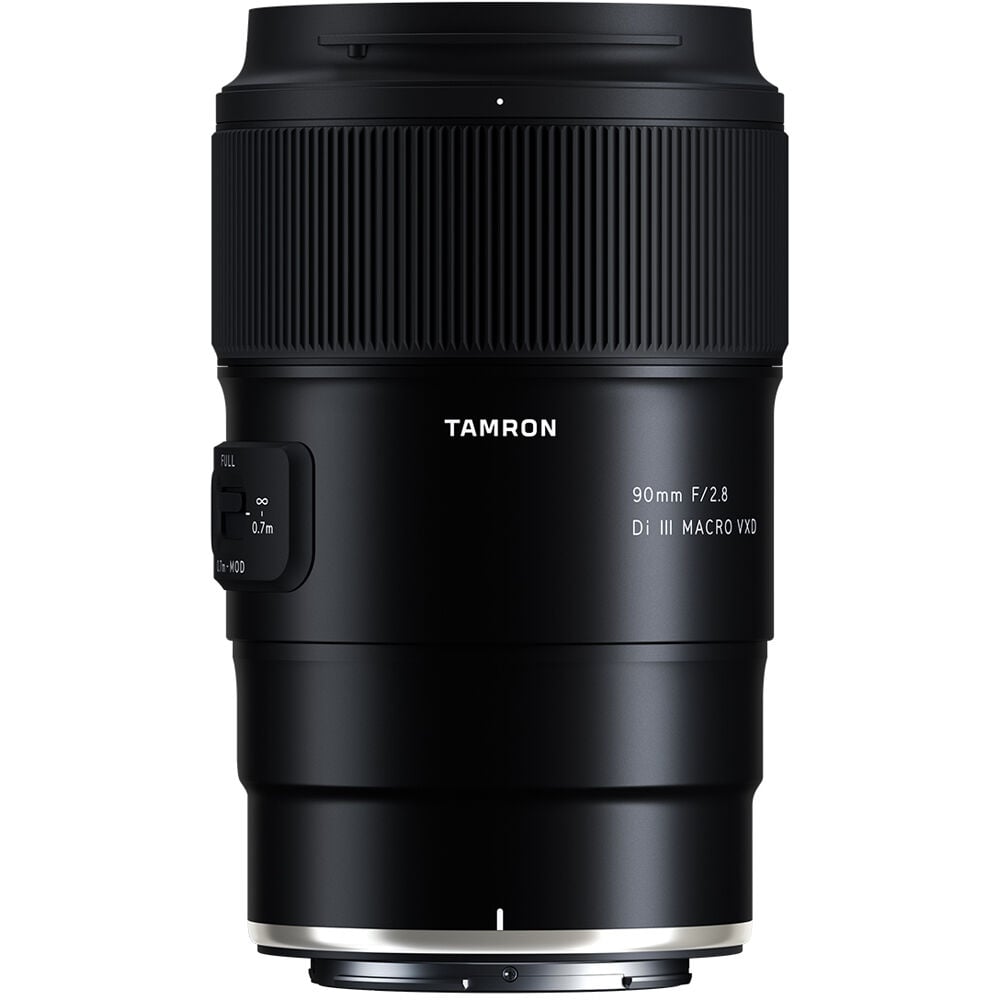 Tamron 90mm f/2.8 Di III VXD Macro Lens for Nikon Z – high-precision 1:1 macro lens with fast autofocus and crisp, detailed close-ups."