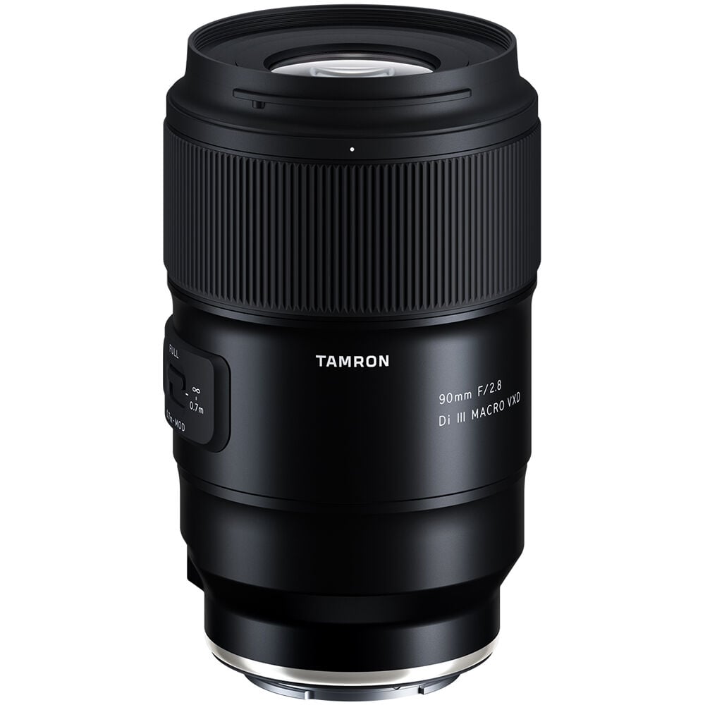 Tamron 90mm f/2.8 Di III VXD Macro Lens for Sony E – sharp, true 1:1 macro lens with fast, quiet autofocus and stunning close-up detail.