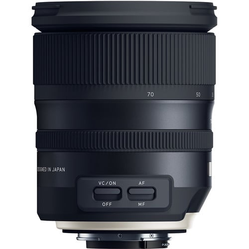 Tamron SP 24–70mm f/2.8 Di VC USD standard zoom lens for Nikon F, ideal for portraits, landscapes, and events.