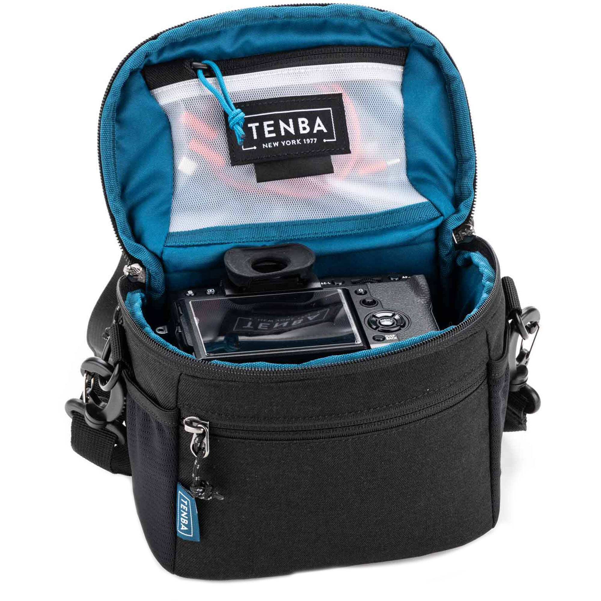 Tenba Skyline V2 Shoulder Bag 7 in black for DSLR or mirrorless camera with accessories