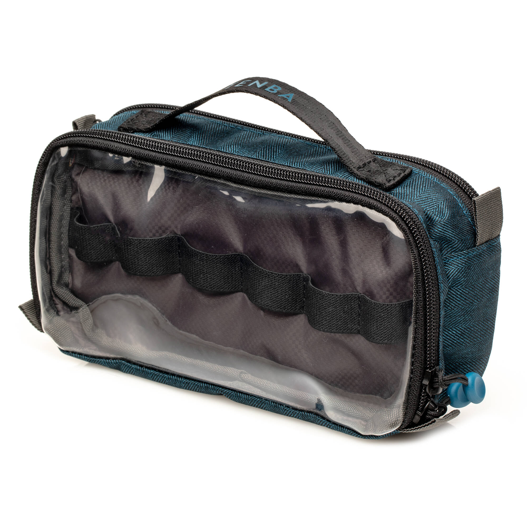 Tenba Tools Duo 4 Cable Pouch with dual compartments for cables and accessories, water-resistant and organised with elastic loops.
