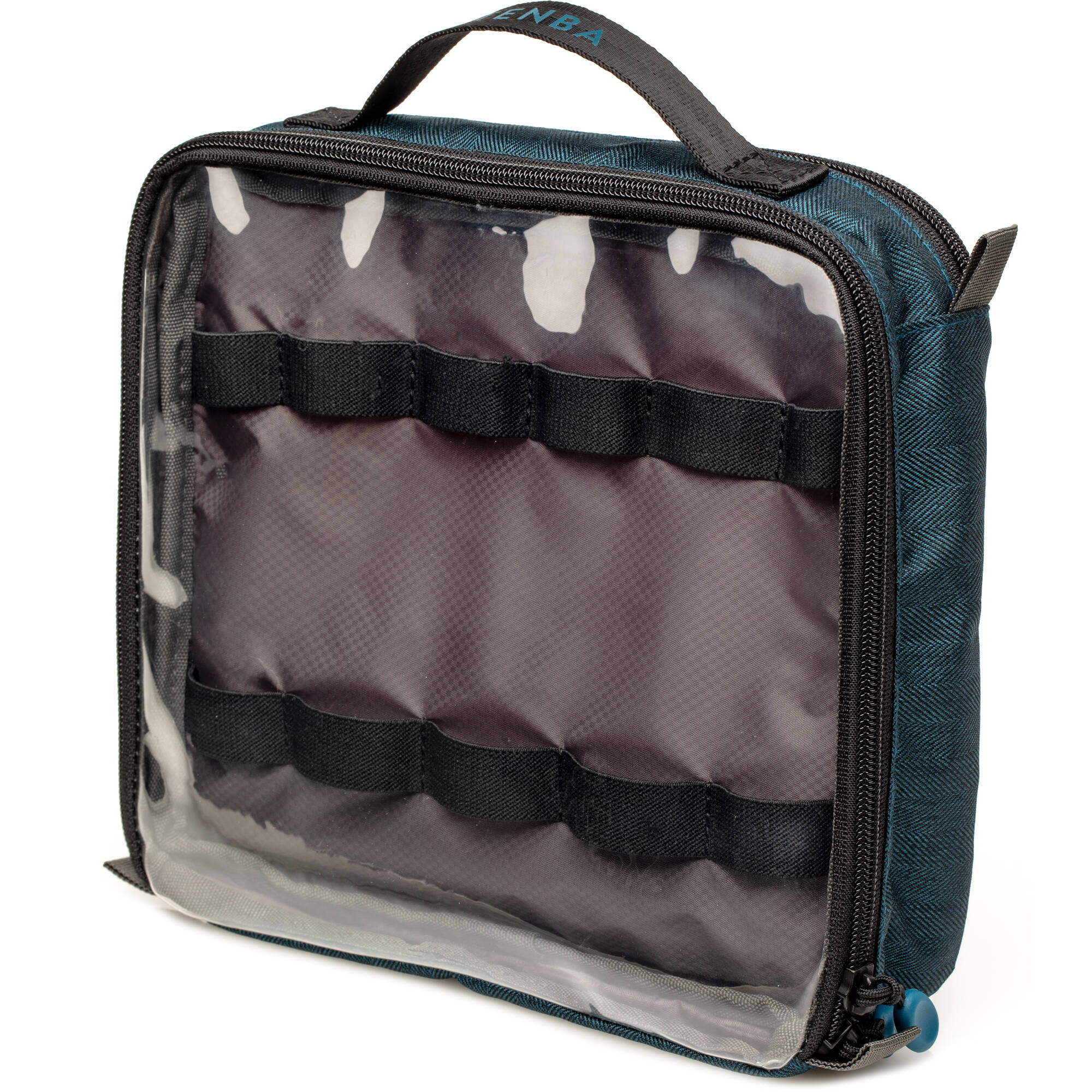 Tenba Tools Cable Duo 8 organiser with compartments for cables, chargers, and accessories, water-resistant design.