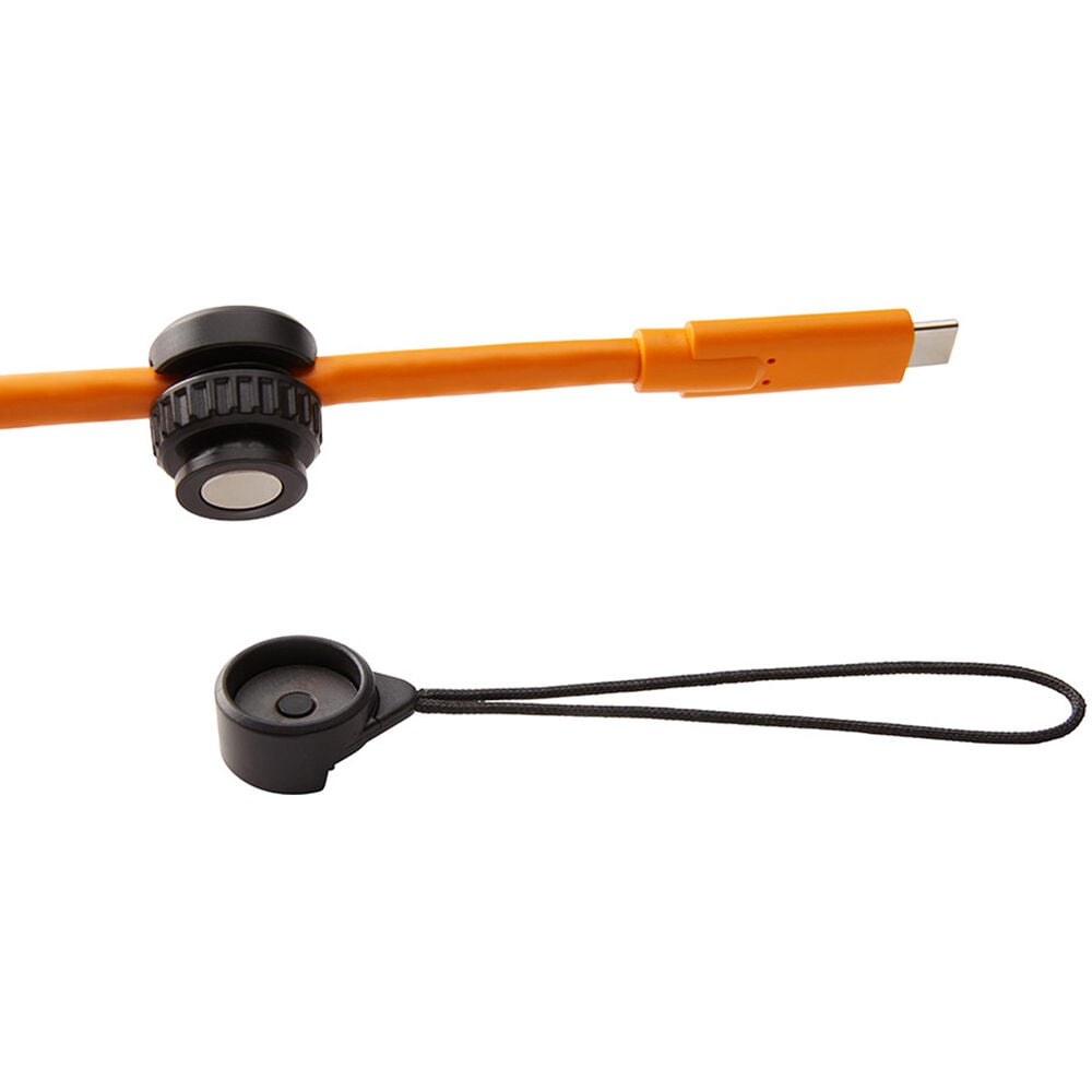 TetherGuard Tethering Support Kit, designed to protect and secure camera and computer ports and cables with a magnetic breakaway quick release system and 3M adhesive mounts for stable, strain-free connections.