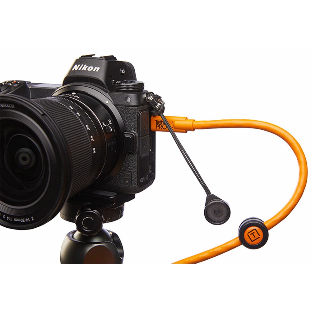 TetherGuard Tethering Support Kit, designed to protect and secure camera and computer ports and cables with a magnetic breakaway quick release system and 3M adhesive mounts for stable, strain-free connections.