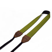 The Lunar Bushveld camera strap has a soft green colour like the fresh, green veld. Made from genuine leather and high tenacity webbing. Buy camera strap.