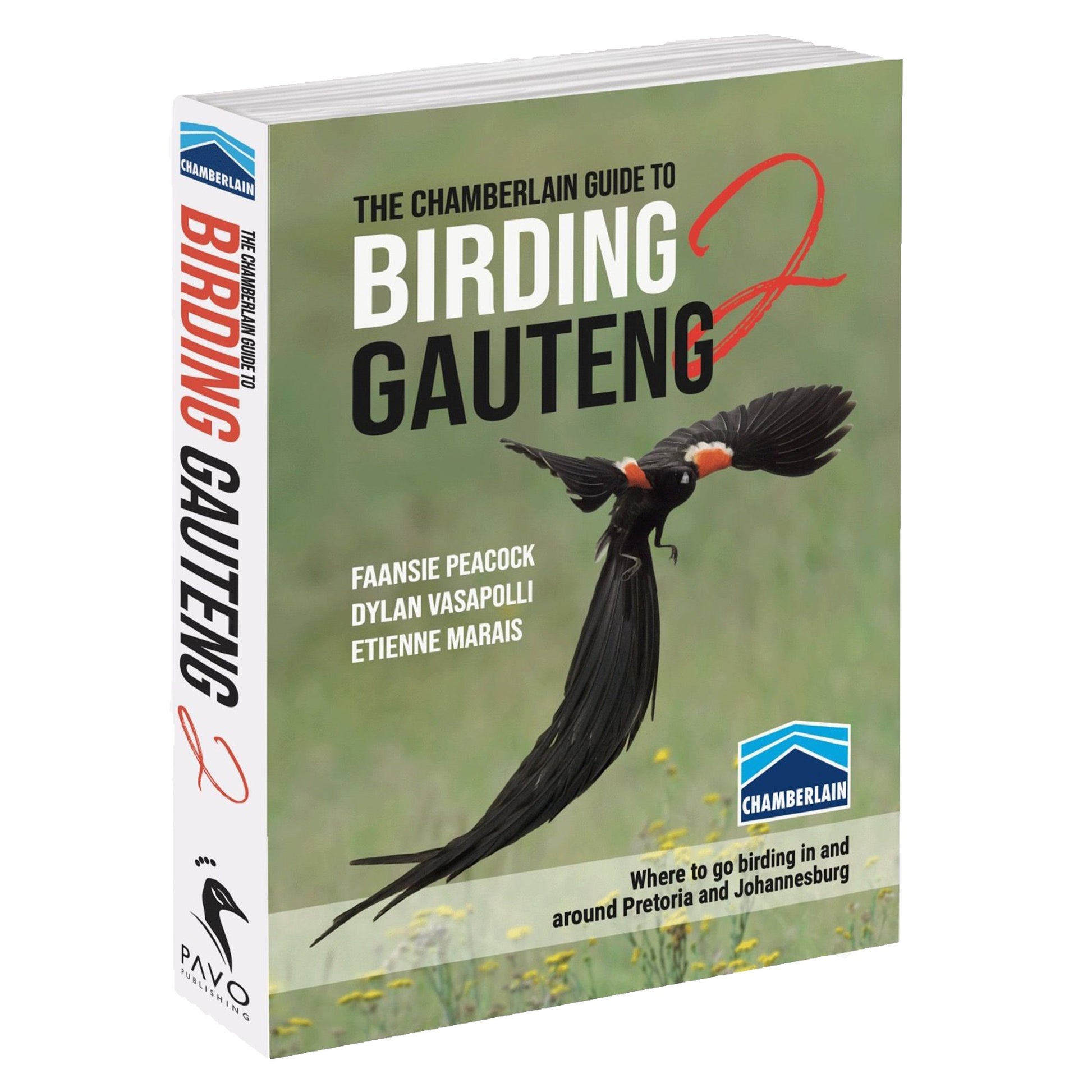 The Chamberlain Guide to Birding Gauteng 2 – detailed field guide for birdwatchers, featuring species identification, habitats, and tips for spotting birds in Gauteng.