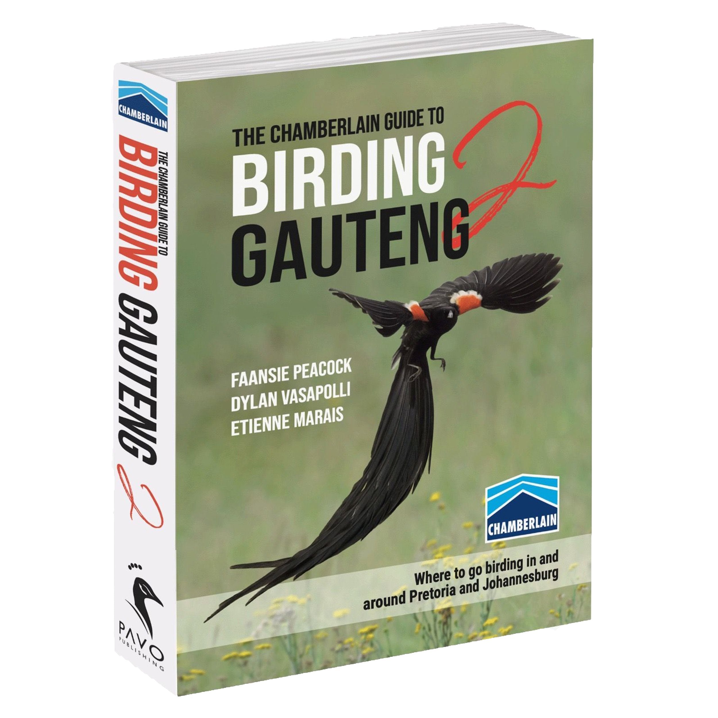 The Chamberlain Guide to Birding Gauteng 2 – detailed field guide for birdwatchers, featuring species identification, habitats, and tips for spotting birds in Gauteng.