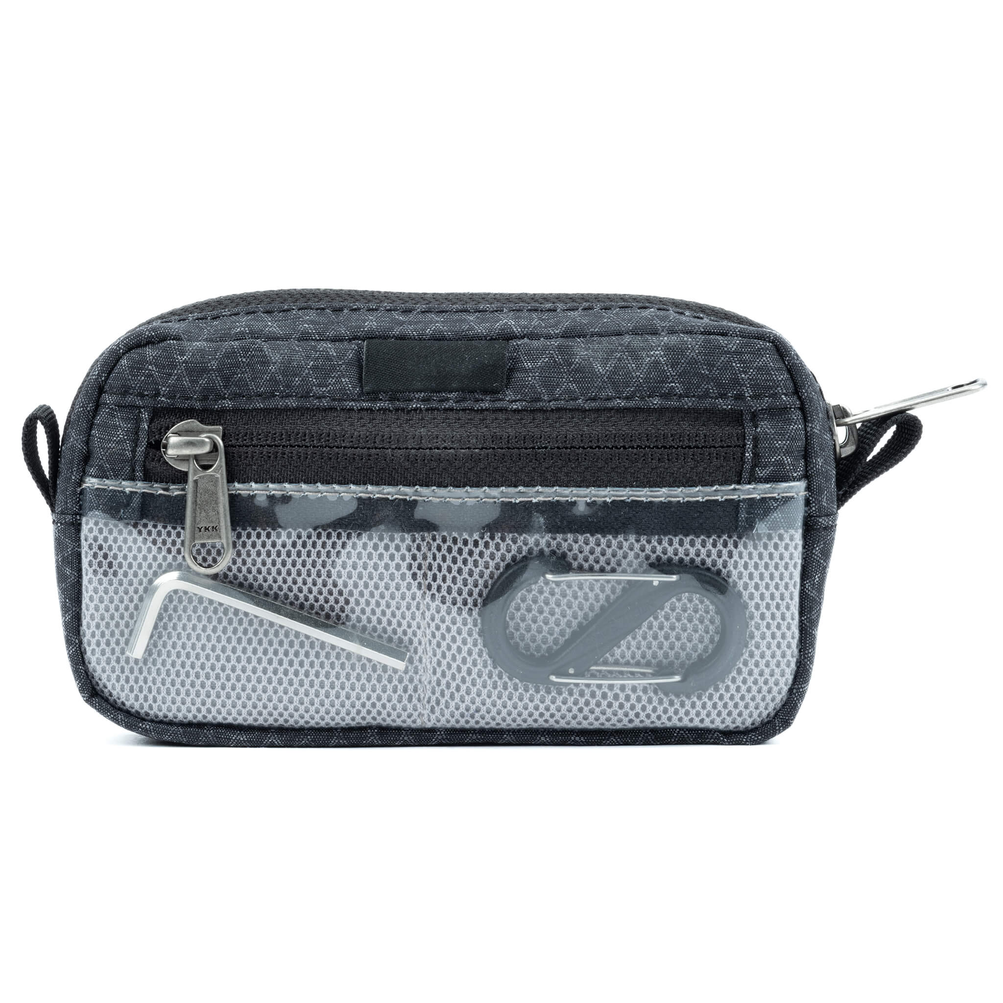 Think Tank Cable Management clear pouch for organising cables with easy visibility.