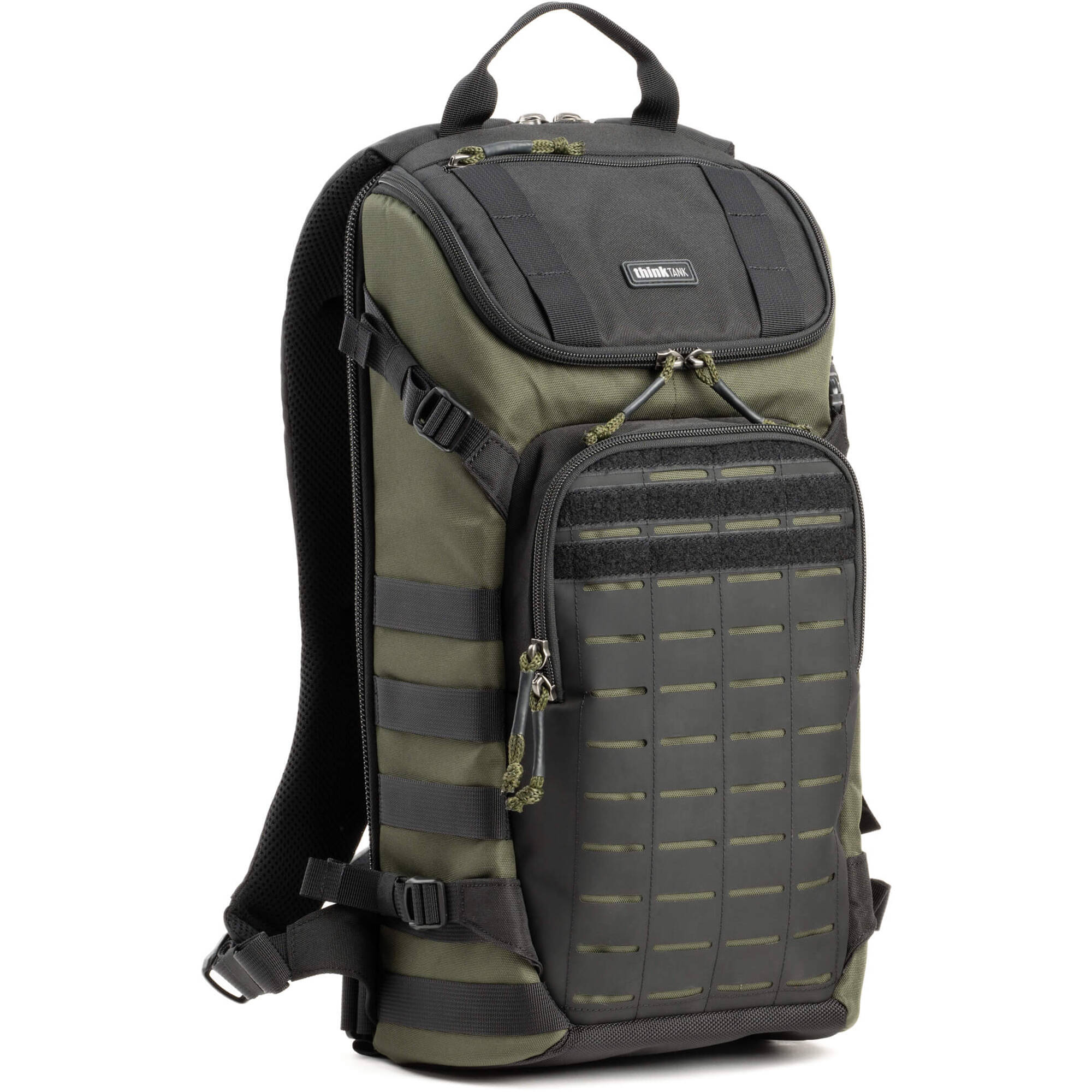DarkLight Tactical Camera Backpack with multiple compartments for cameras and lenses