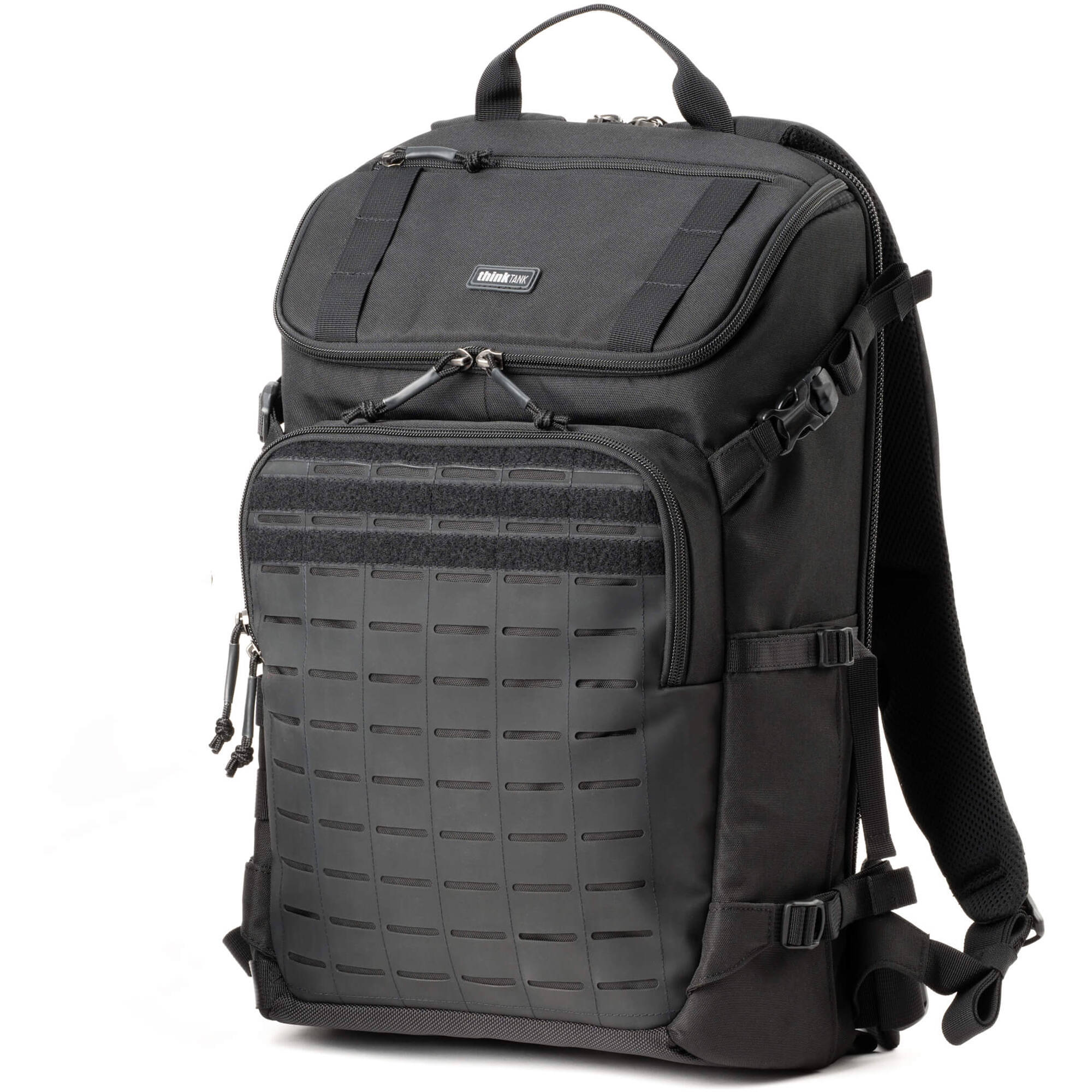 DarkLight Tactical Camera Backpack with multiple compartments for cameras and lenses