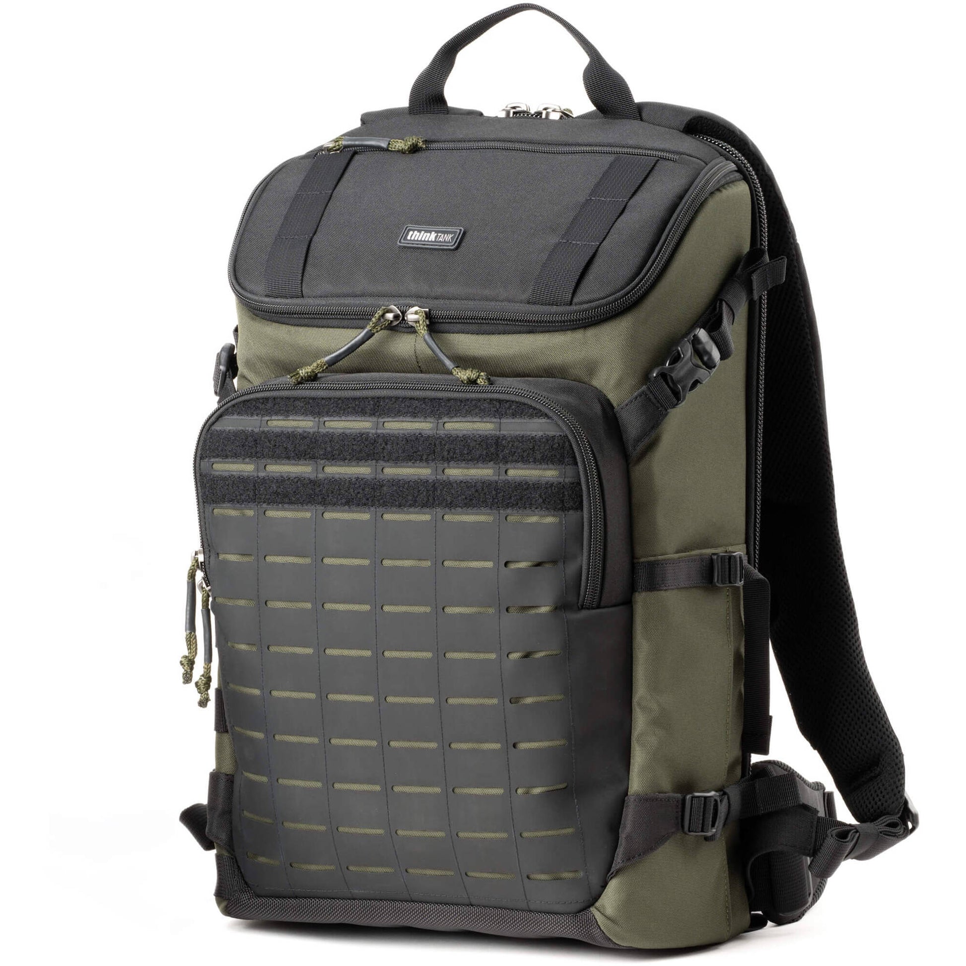 DarkLight Tactical Camera Backpack with multiple compartments for cameras and lenses