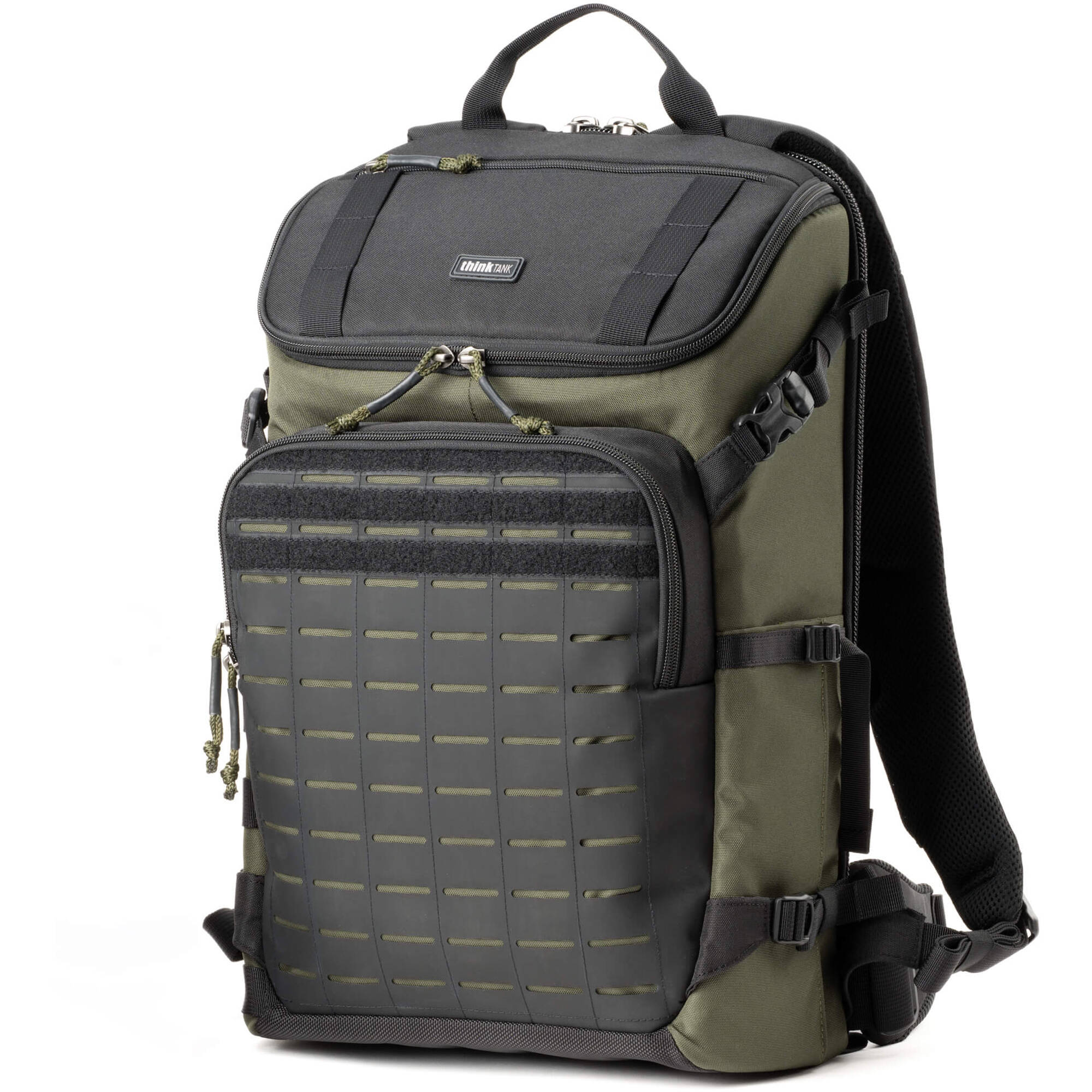 DarkLight Tactical Camera Backpack with multiple compartments for cameras and lenses