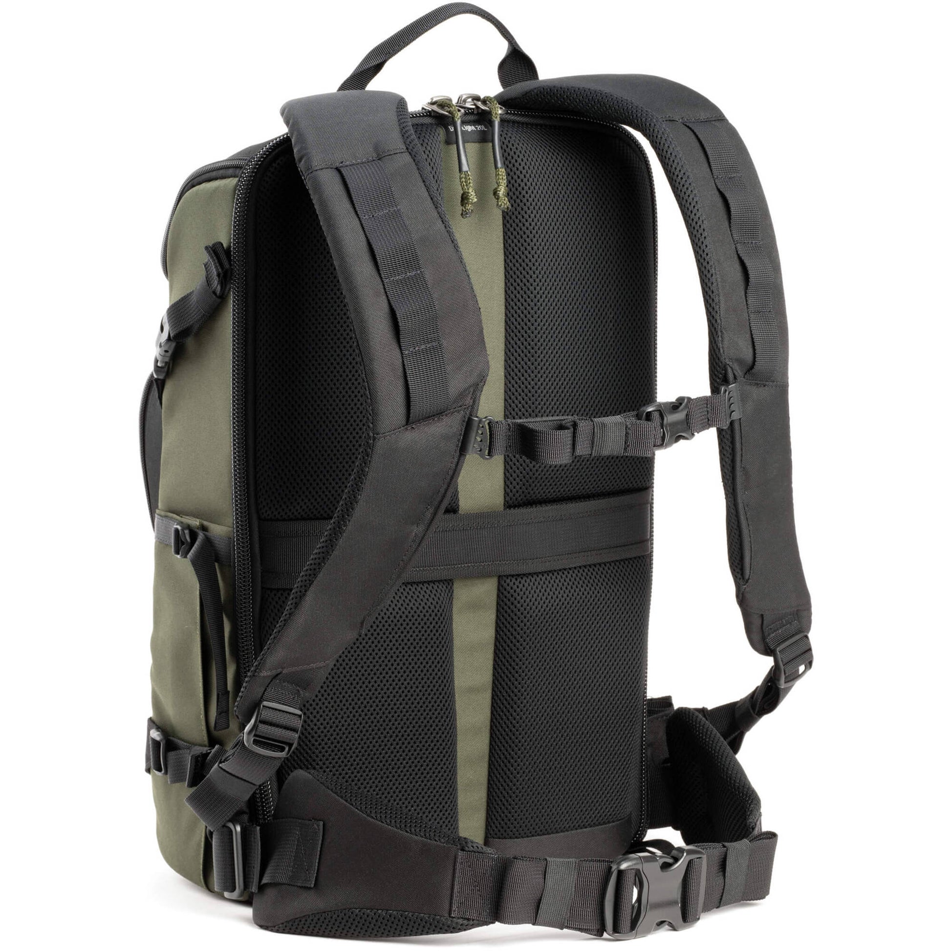 DarkLight Tactical Camera Backpack with multiple compartments for cameras and lenses