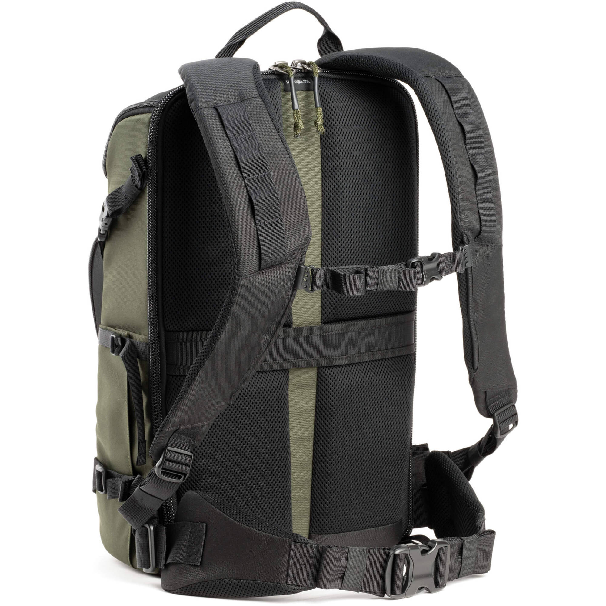 DarkLight Tactical Camera Backpack with multiple compartments for cameras and lenses