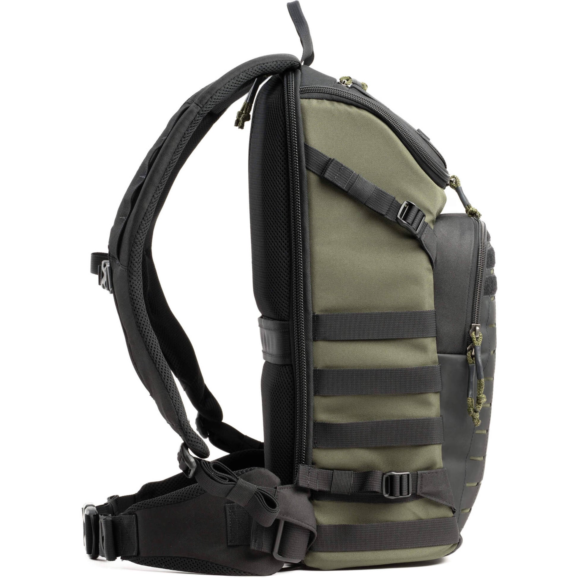 DarkLight Tactical Camera Backpack with multiple compartments for cameras and lenses