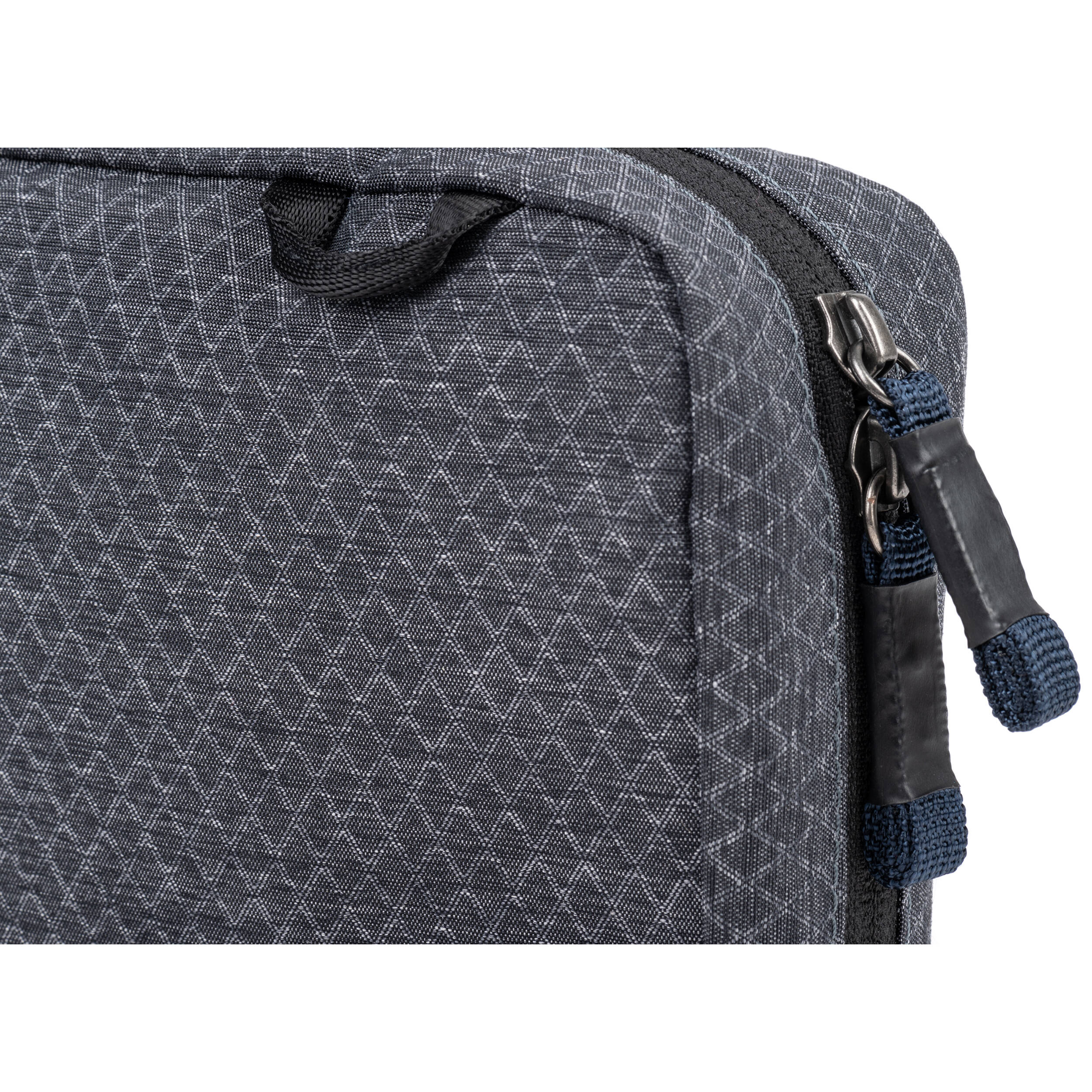 Think Tank EDC Pouch with pockets, zippered compartment, water-repellent coating, and open-flat design for easy access.