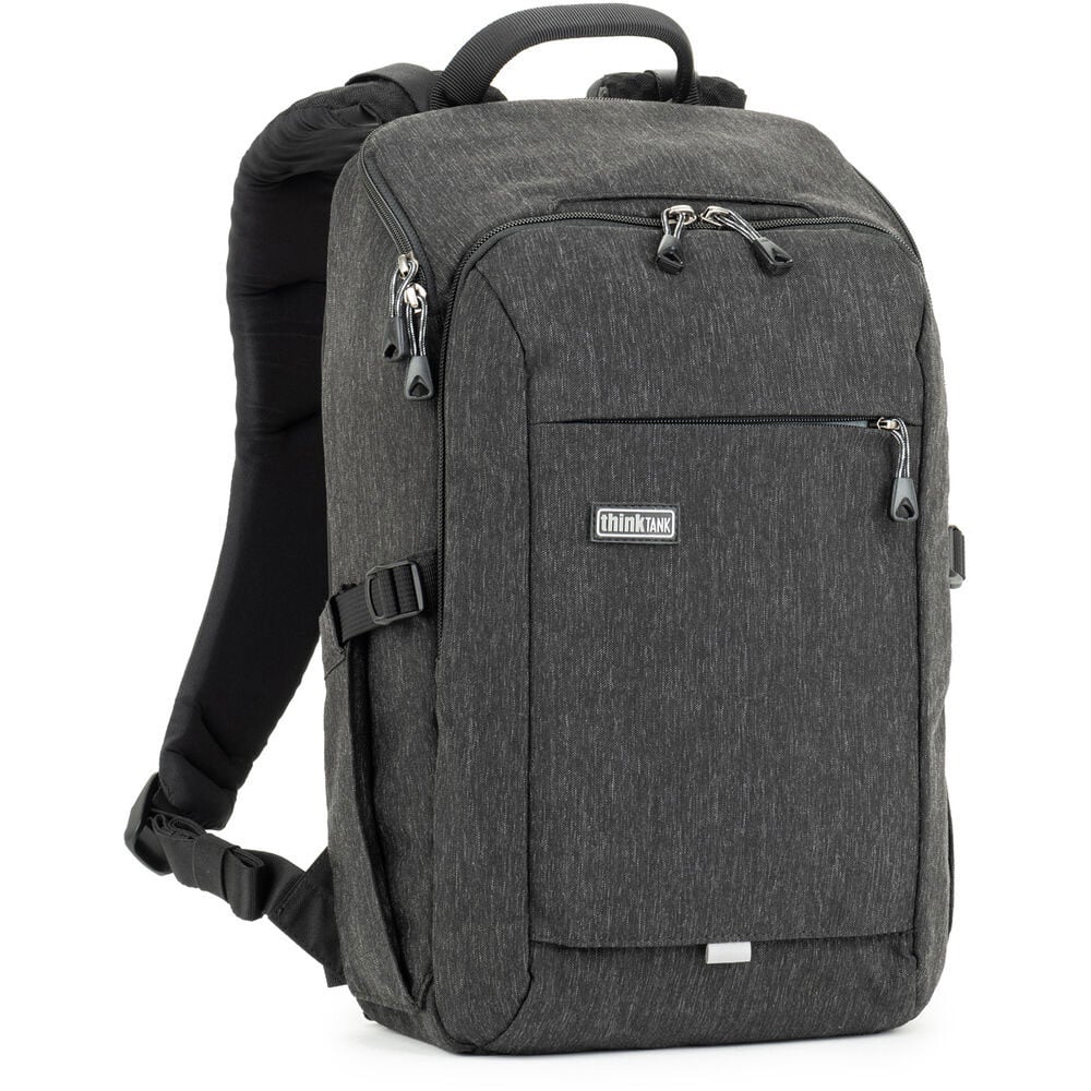 Think Tank Photo BackStory 13 Camera Backpack with padded compartments for DSLR/mirrorless cameras, laptop, tablet, and accessories.