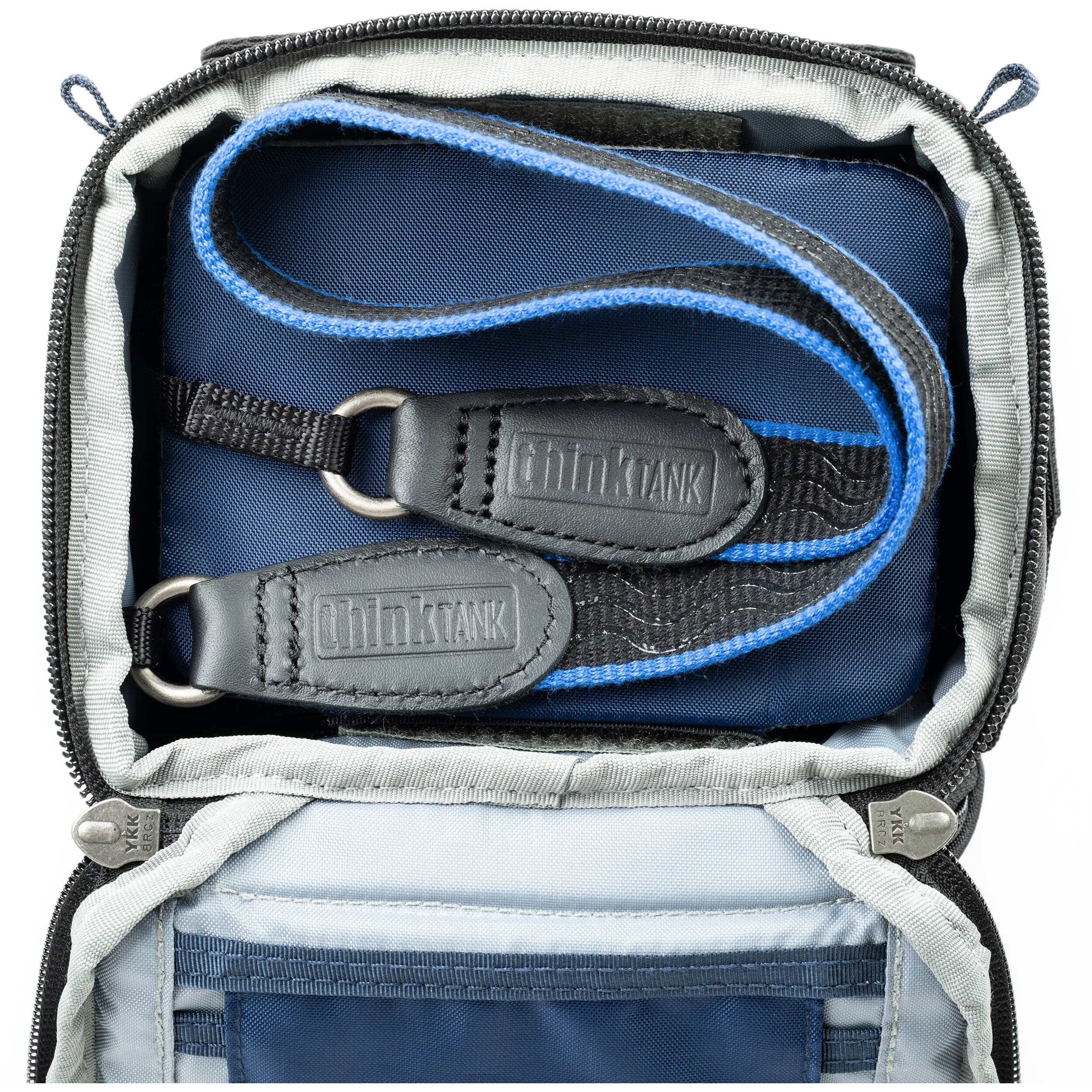 Think Tank mirrorless camera holster with accessory pockets
