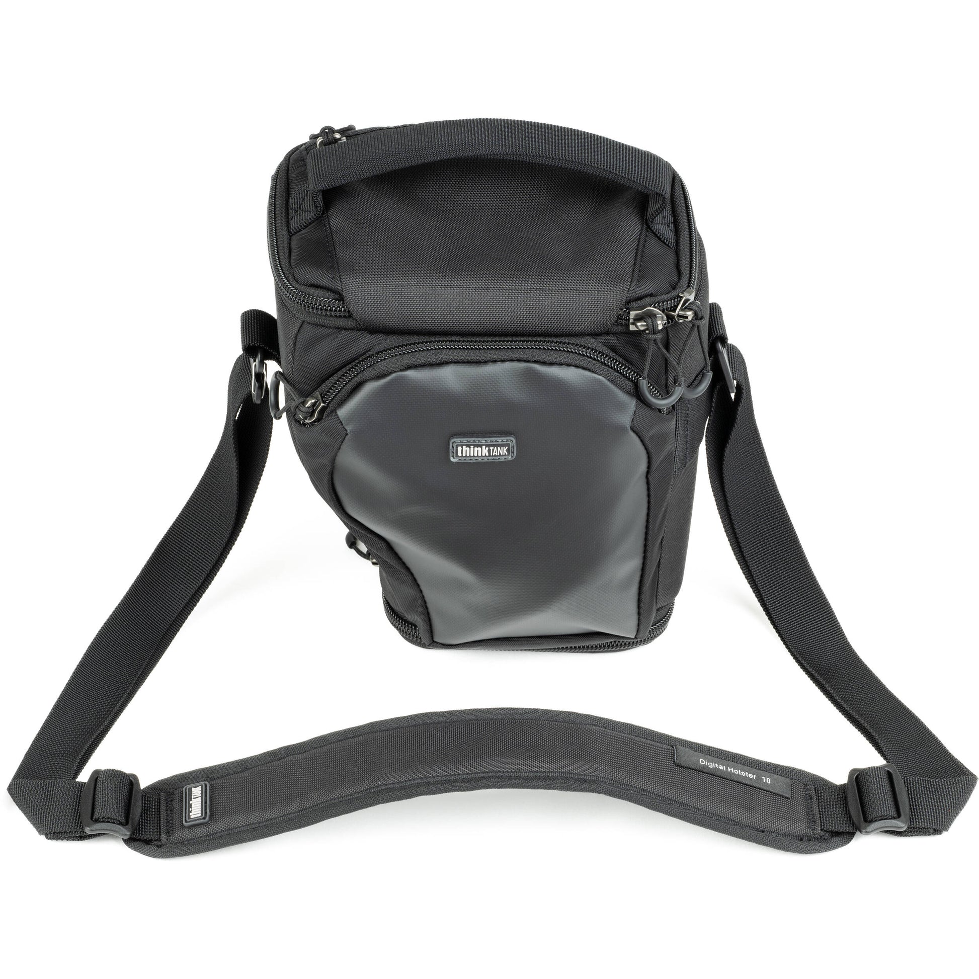 Think Tank mirrorless camera holster with accessory pockets
