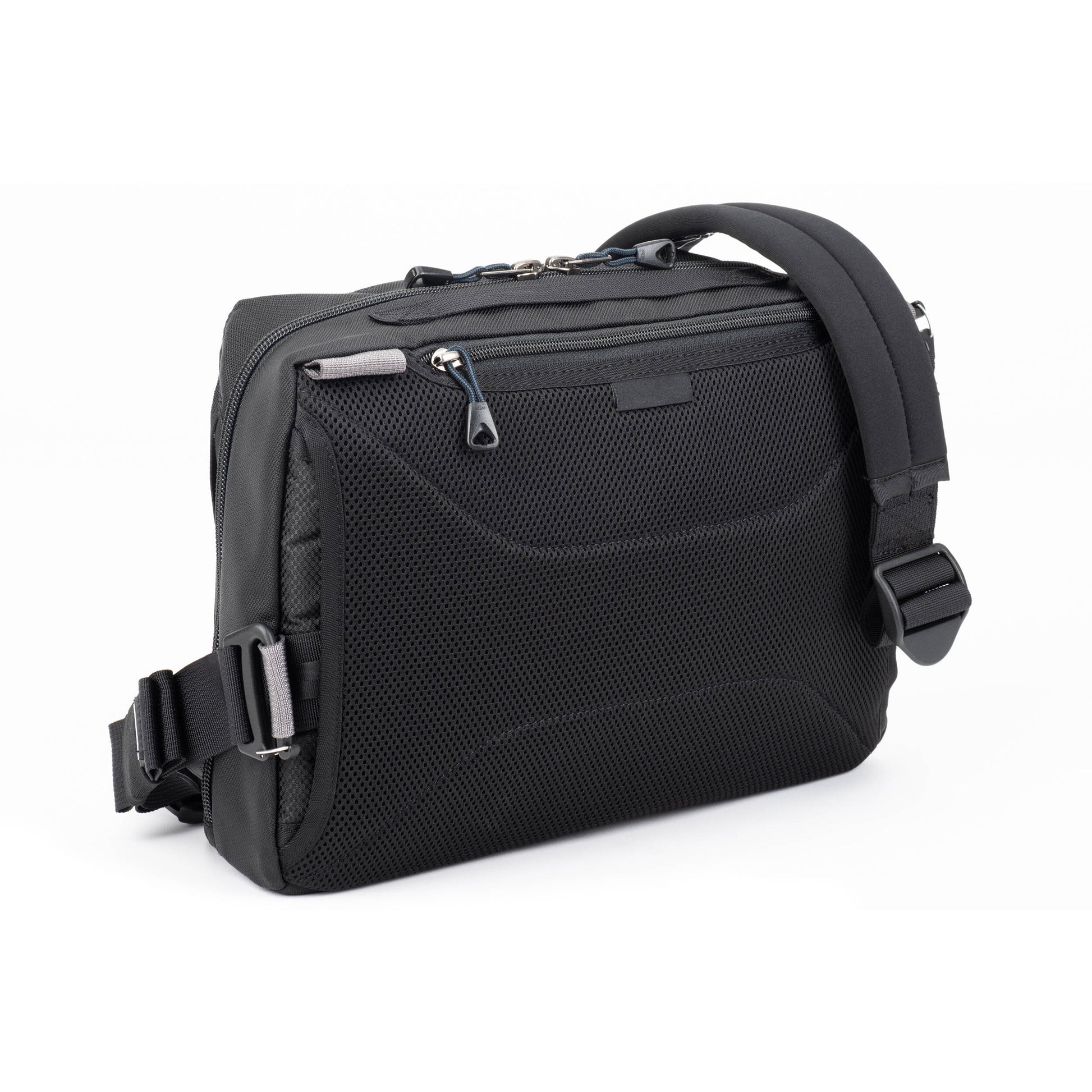 Think Tank PressPass 20 camera bag with padded interior.