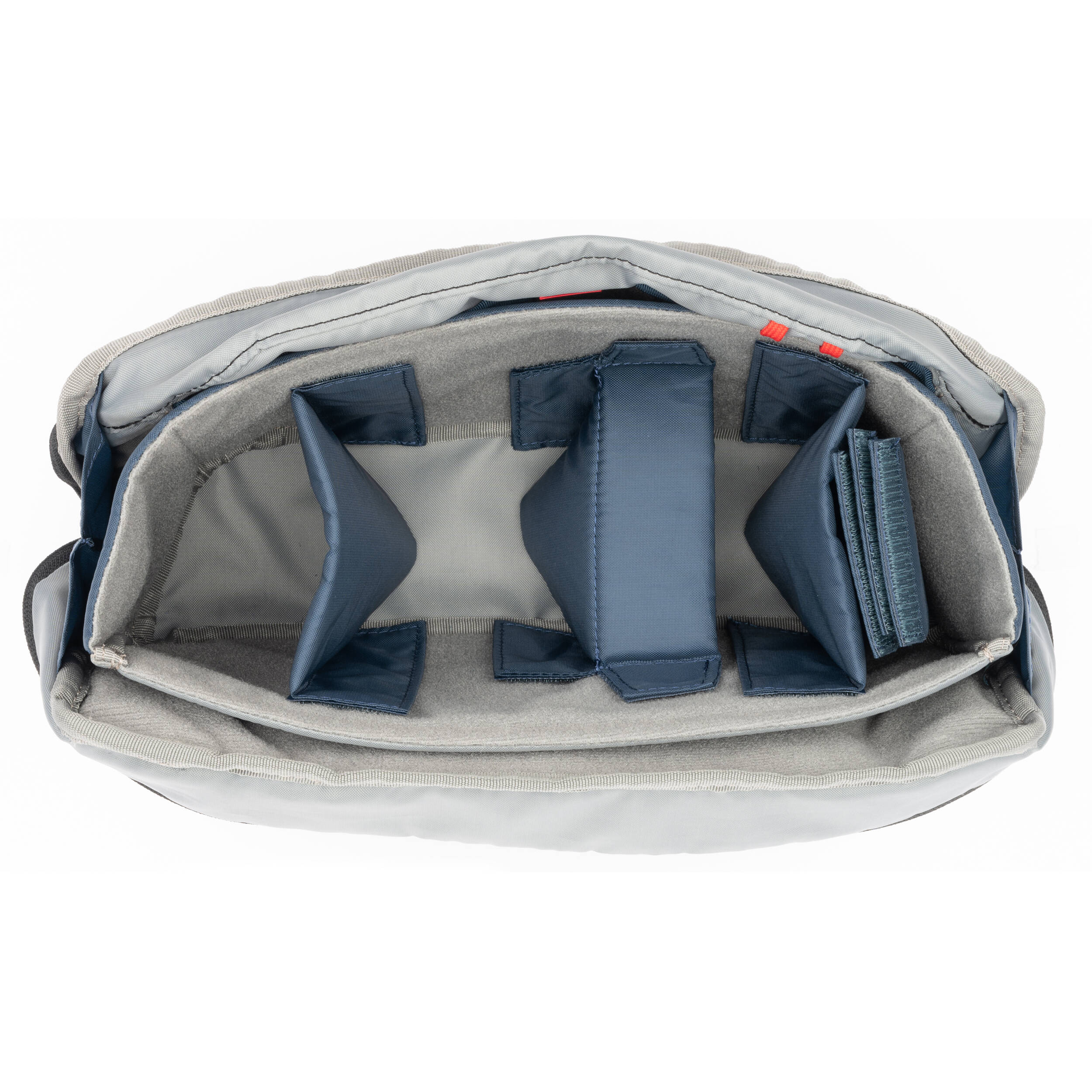 Think Tank PressPass 20 camera bag with padded interior.